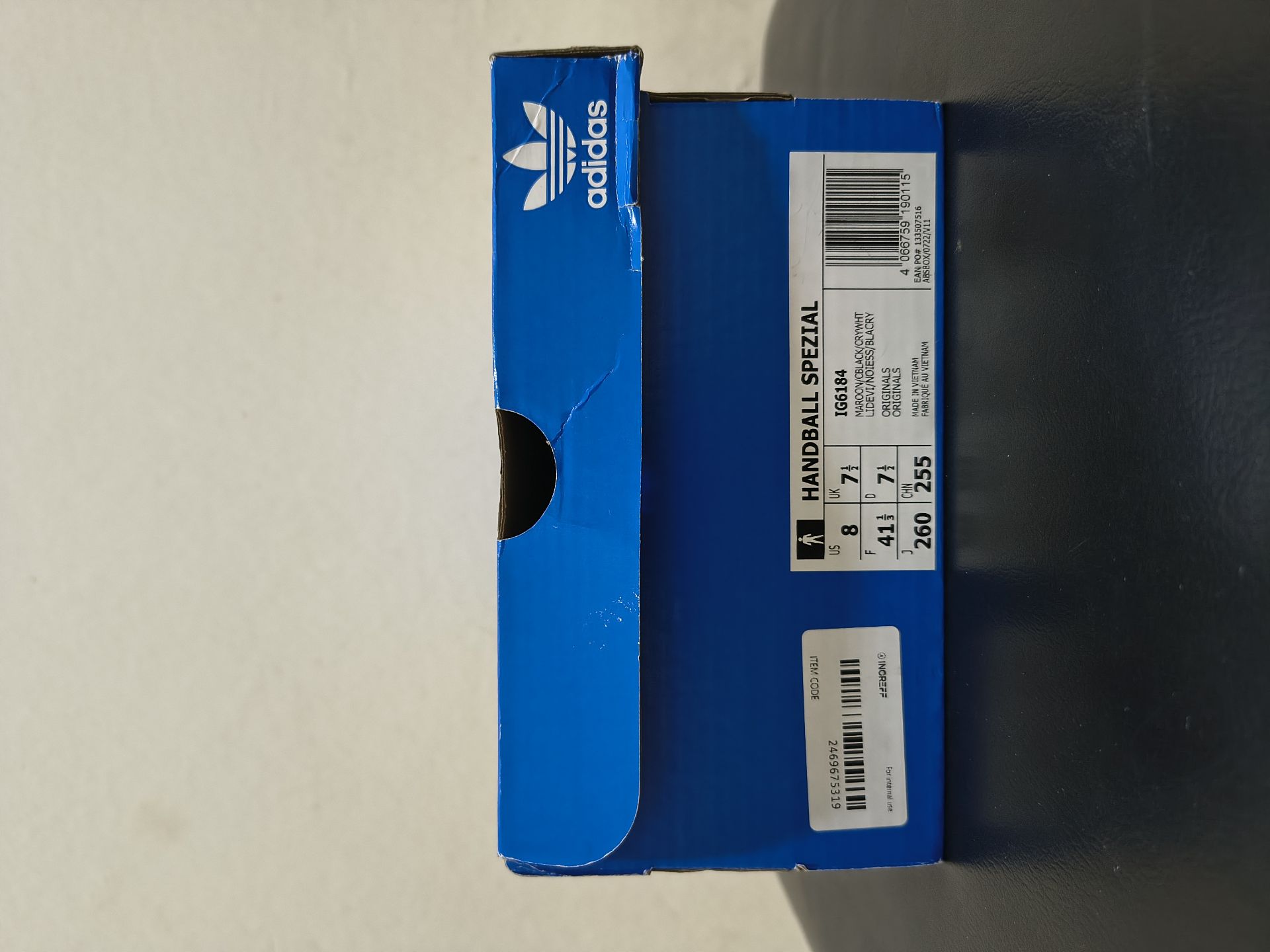 Adidas Handball Spezial Maroon / Black (Brand New, Original & Size 8 US) - Image 9