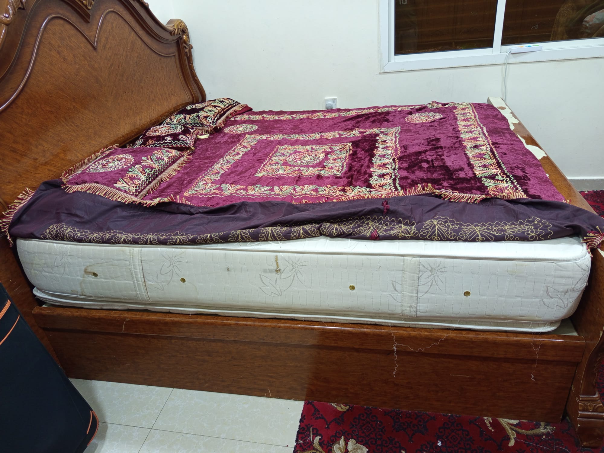 Urgent Sale: King Bedroom Set + Wardrobe + Storage + Extras - Image 2