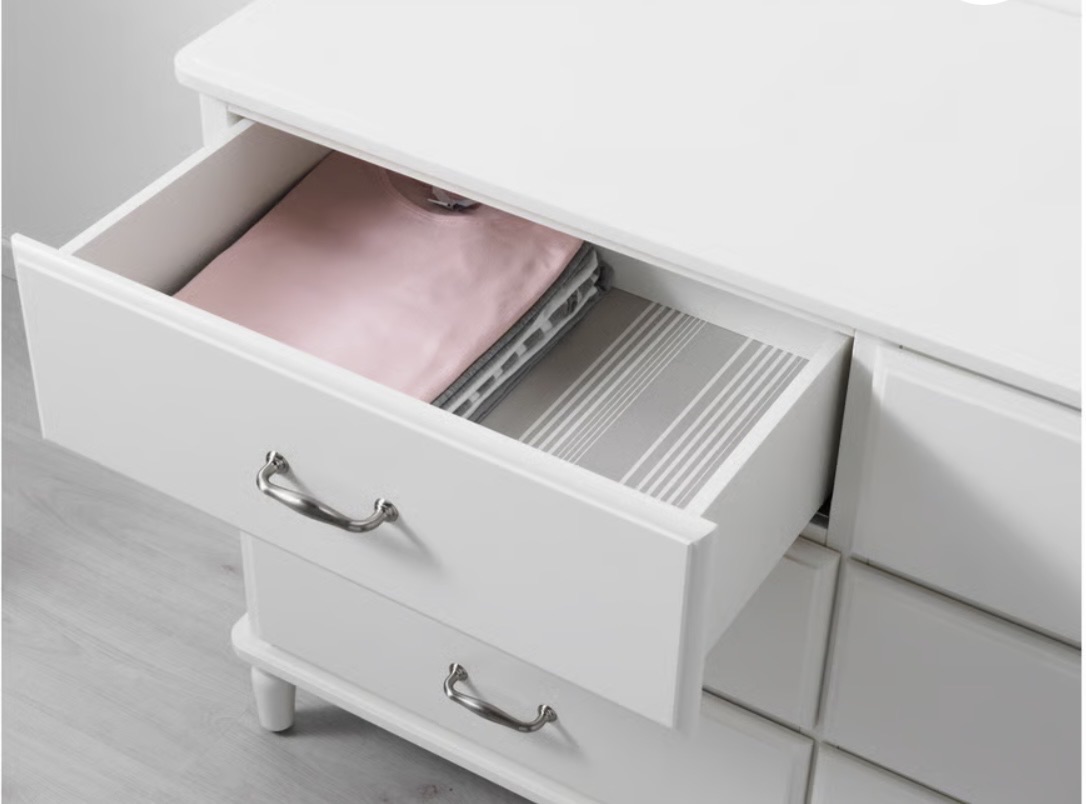 Chest of 6 drawers, white, bought from IKEA. 127 x 81 cm.  - Image 3