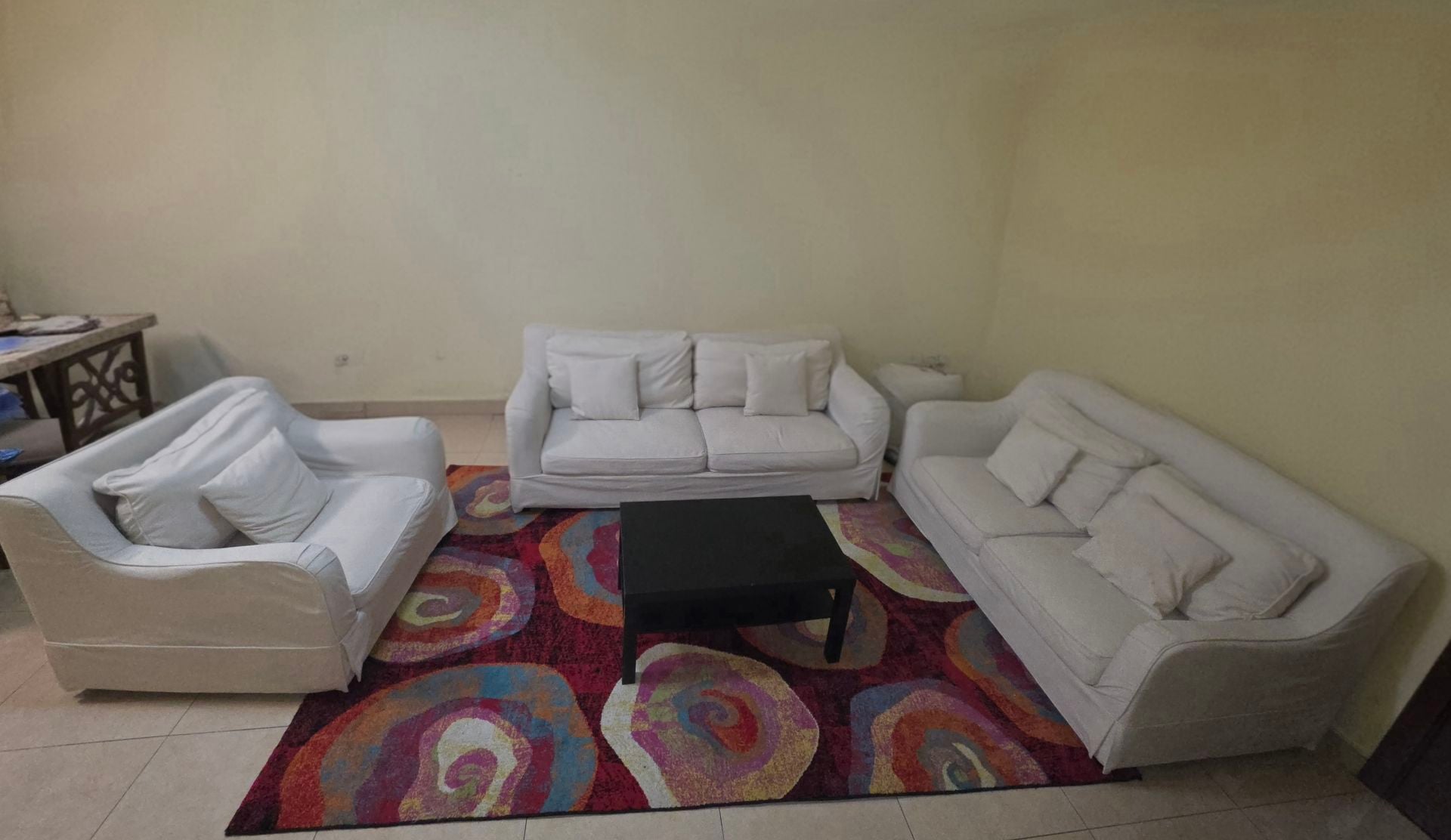 Home Centre 6 Seater Sofa Set - Image 1