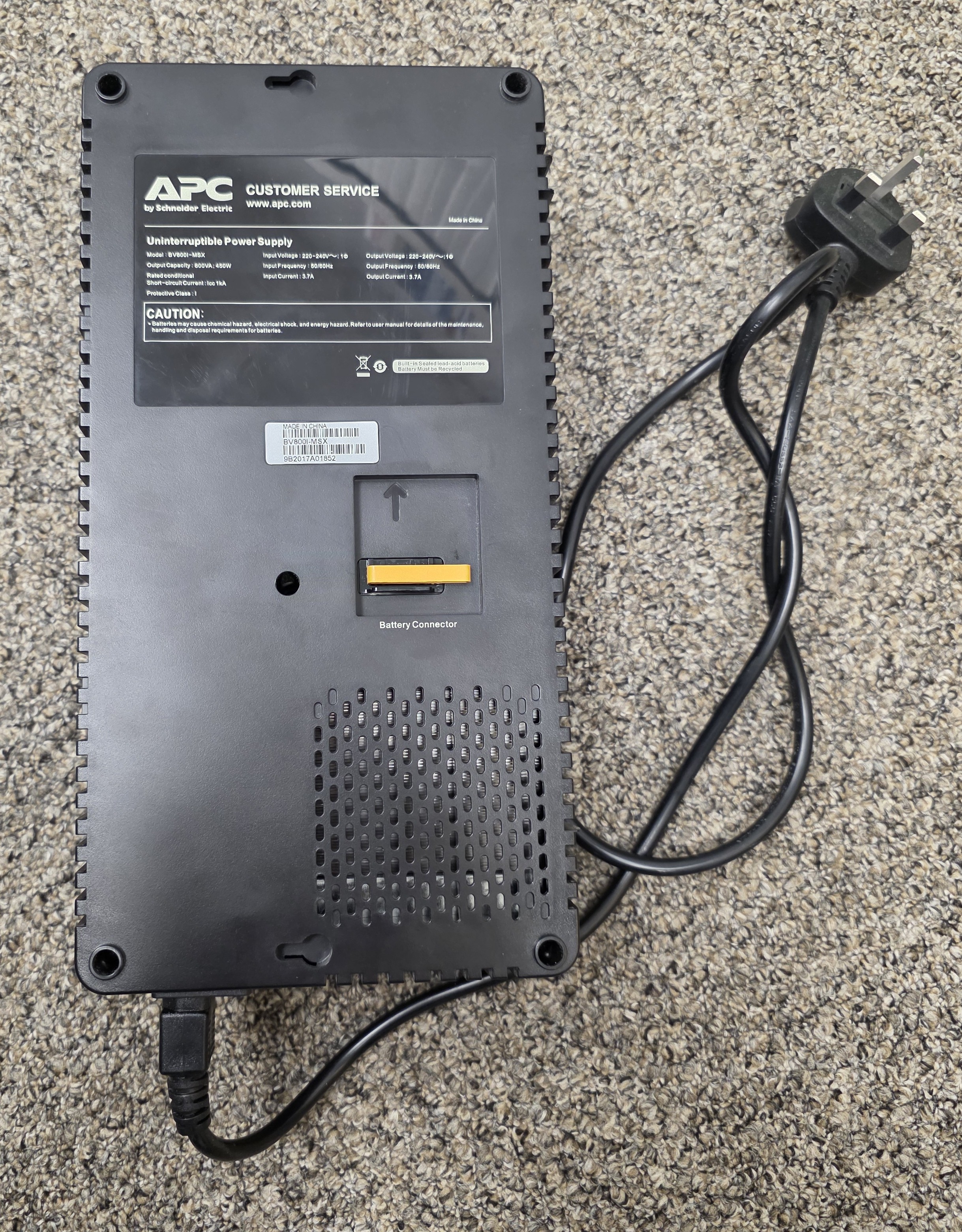 schneider-apc_battery back up and surge protection | BV800I-MSX - Image 2
