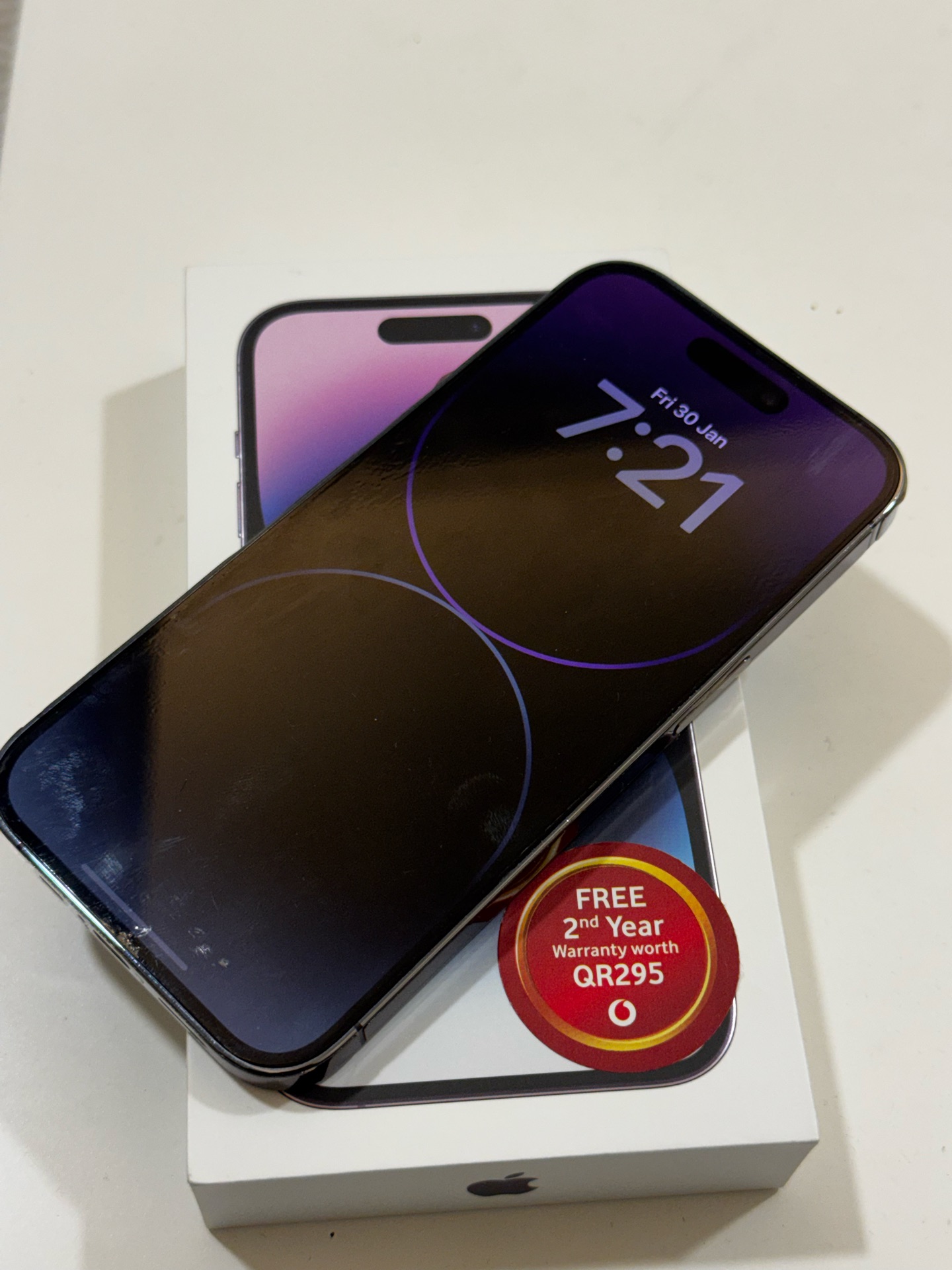 I phone 14 pro 256 Purple - Image 1