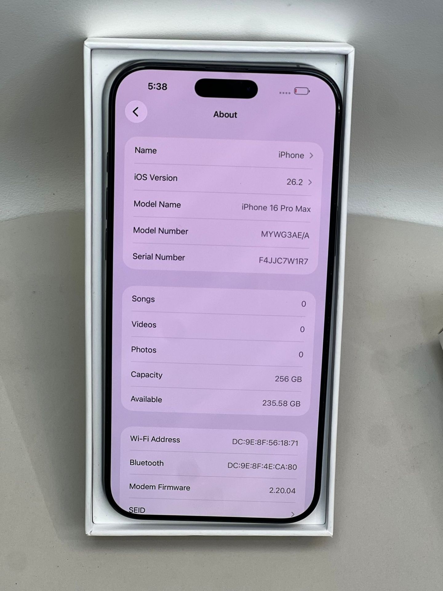 iPhone 16 promax black titanium 256gb - Image 3
