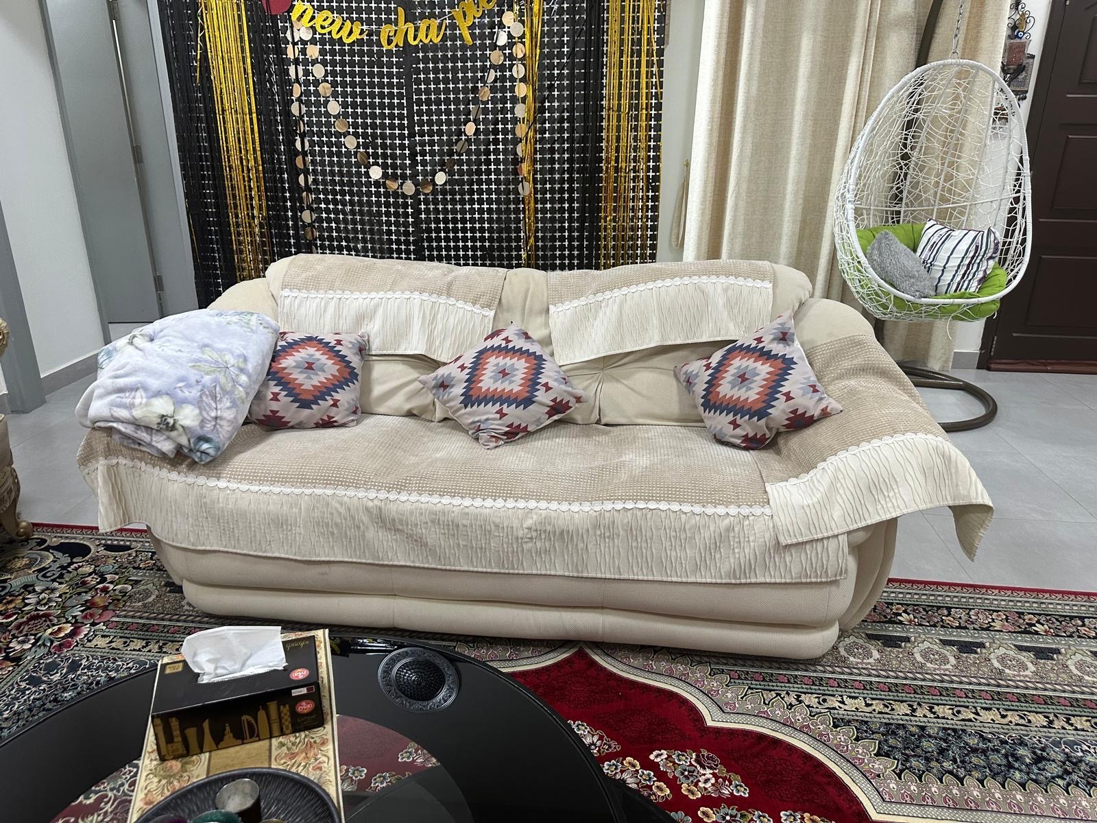 7 Seater Used Sofa - Image 1