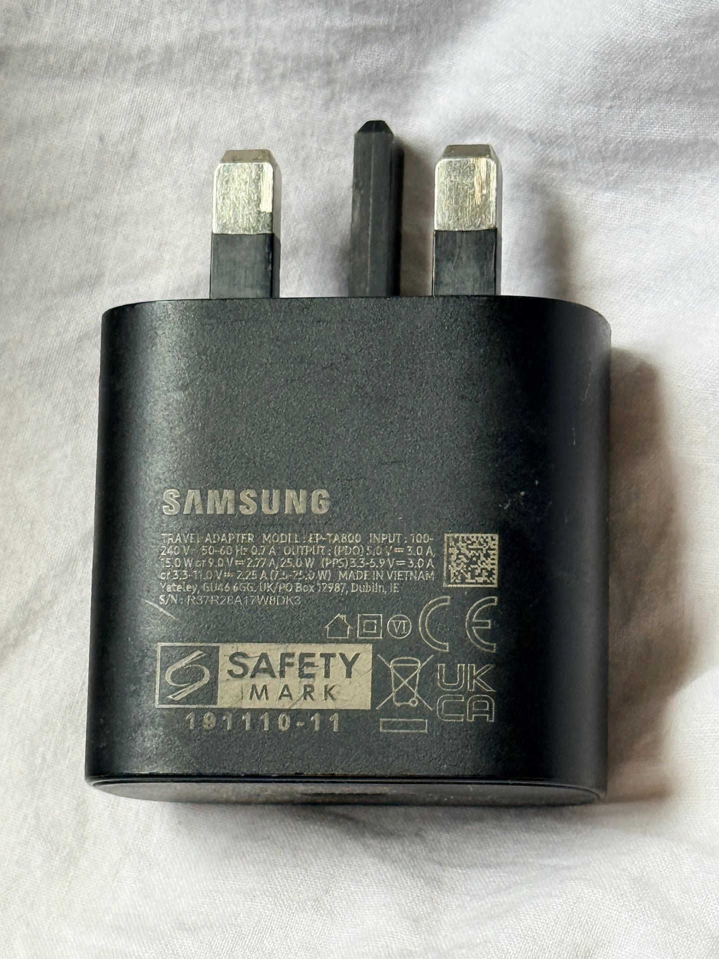 Samsung original type C to C charge head - Image 1
