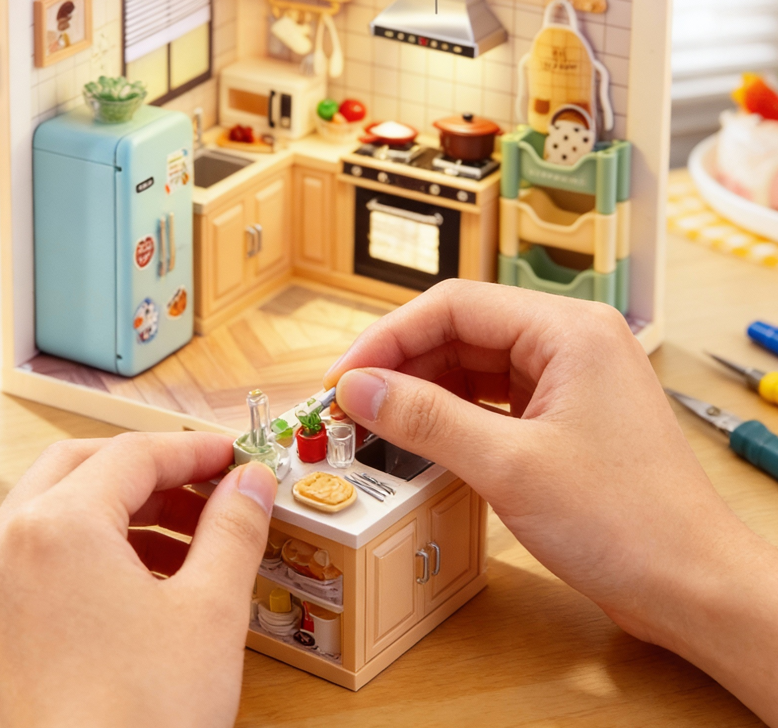 DIY Mini Kitchen Building Set - Image 3