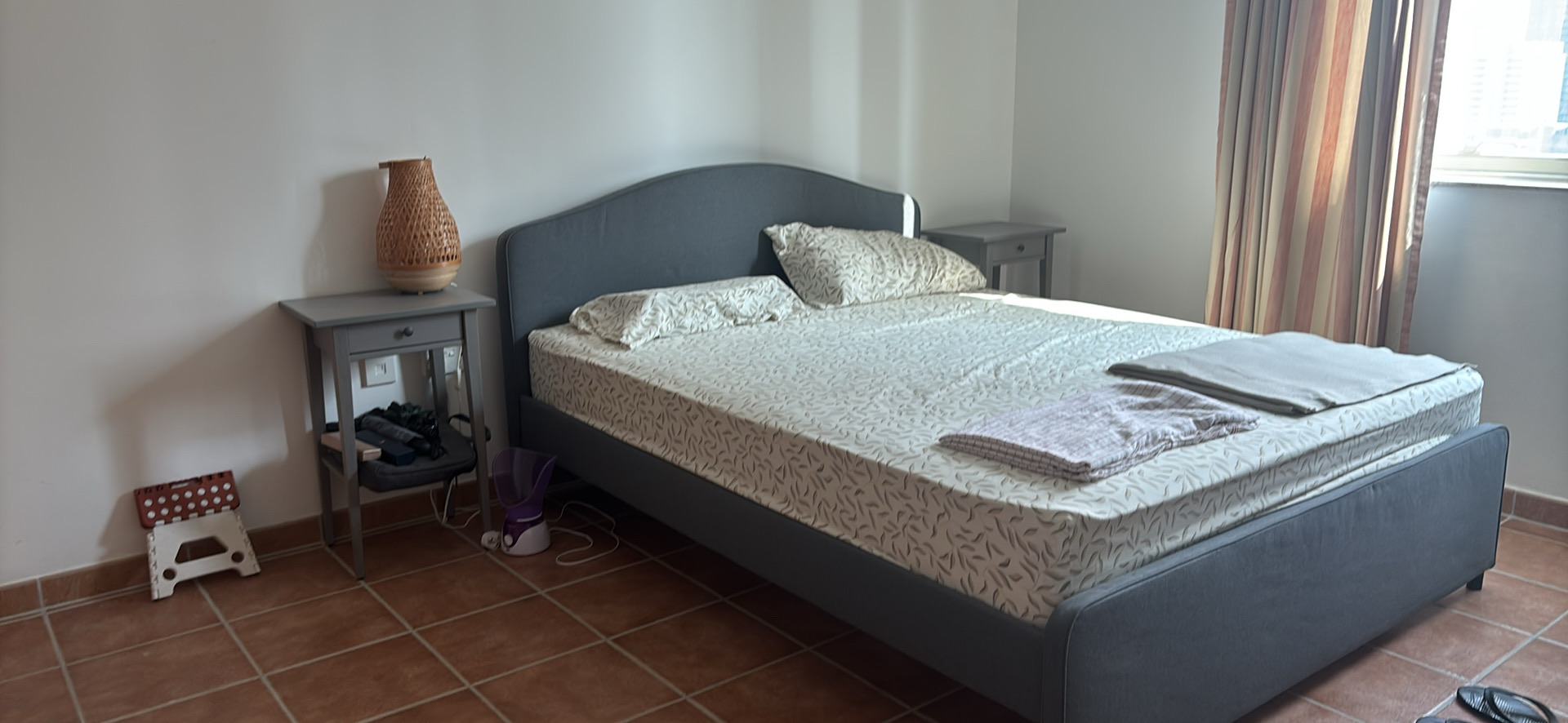 Ikea Queen bed set plus mattress - Image 1