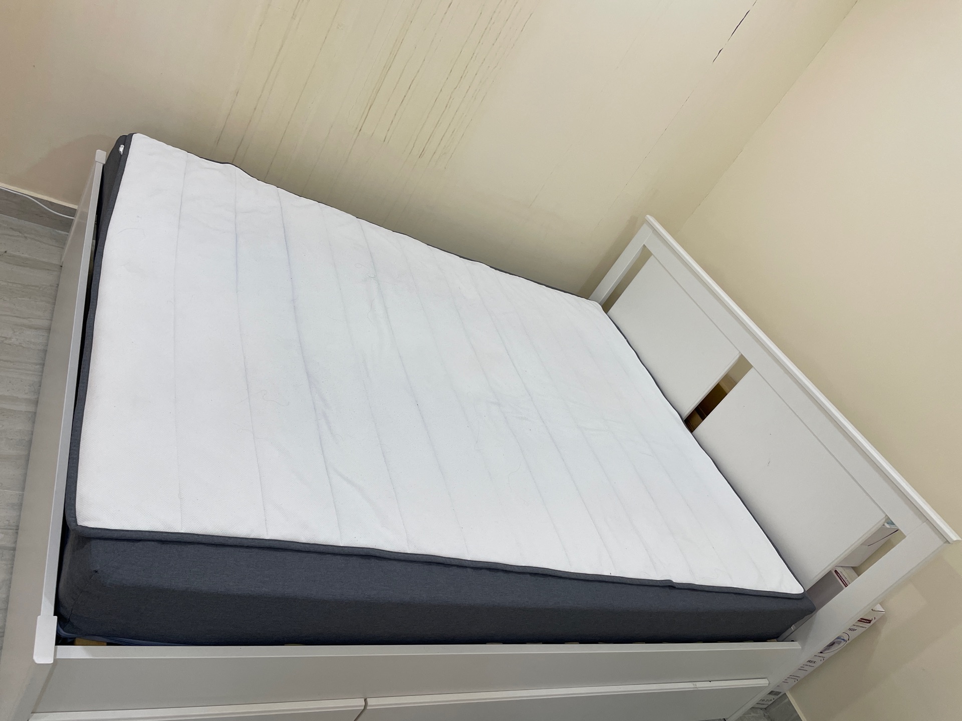 IKEA BED FRAME WITH MATTRESS FOR SALE 700QAR - Image 3