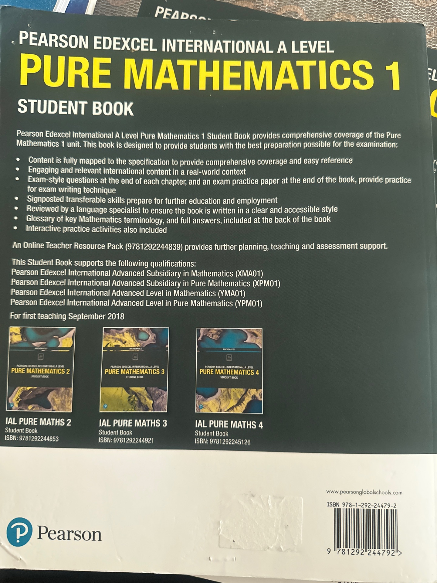 Brand new IAL Edexcel Math Textbooks  - Image 6