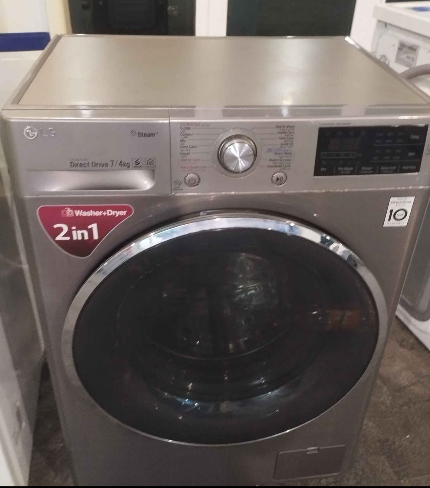 LG 2in1 Brand Washing Machine 7/4kg Front load  Washing Machine - Image 2