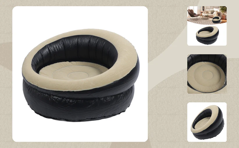 Inflatable Tire Sofa Chair - Image 2