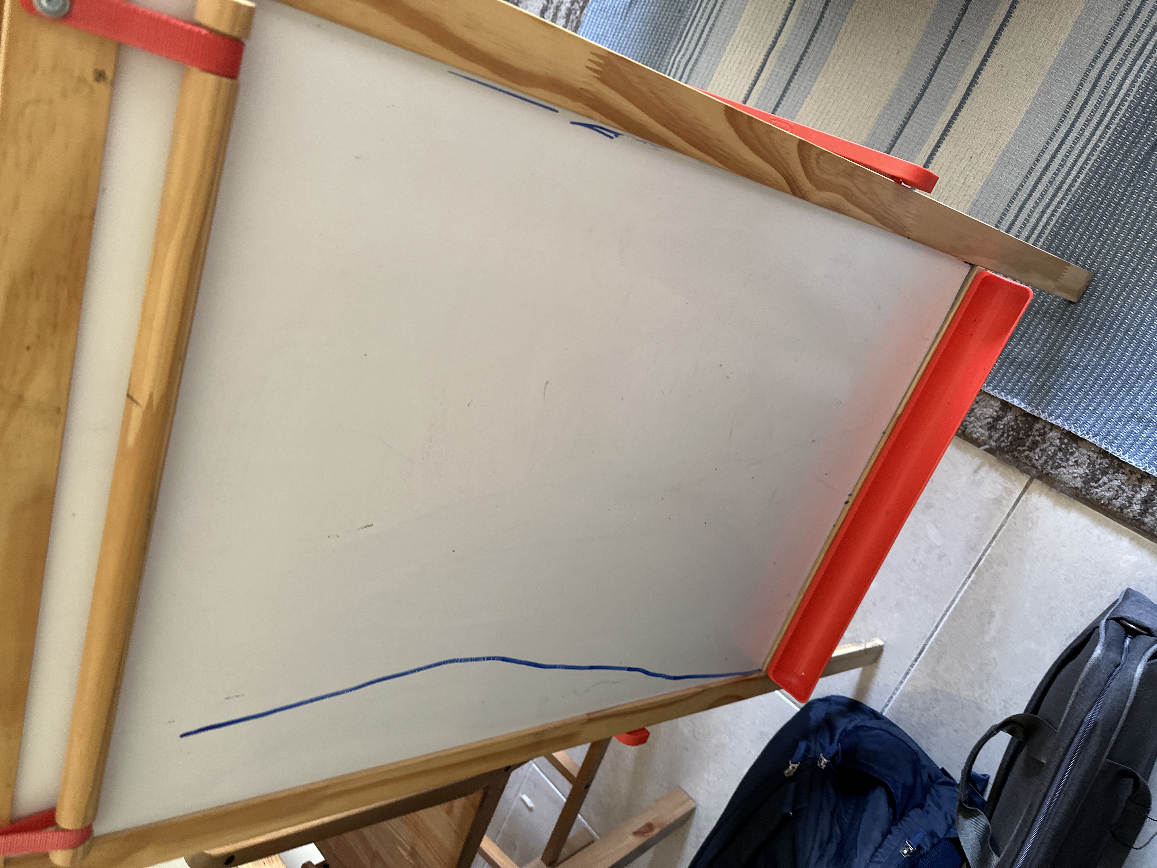 IKEA writing board chalk and pen - Image 1