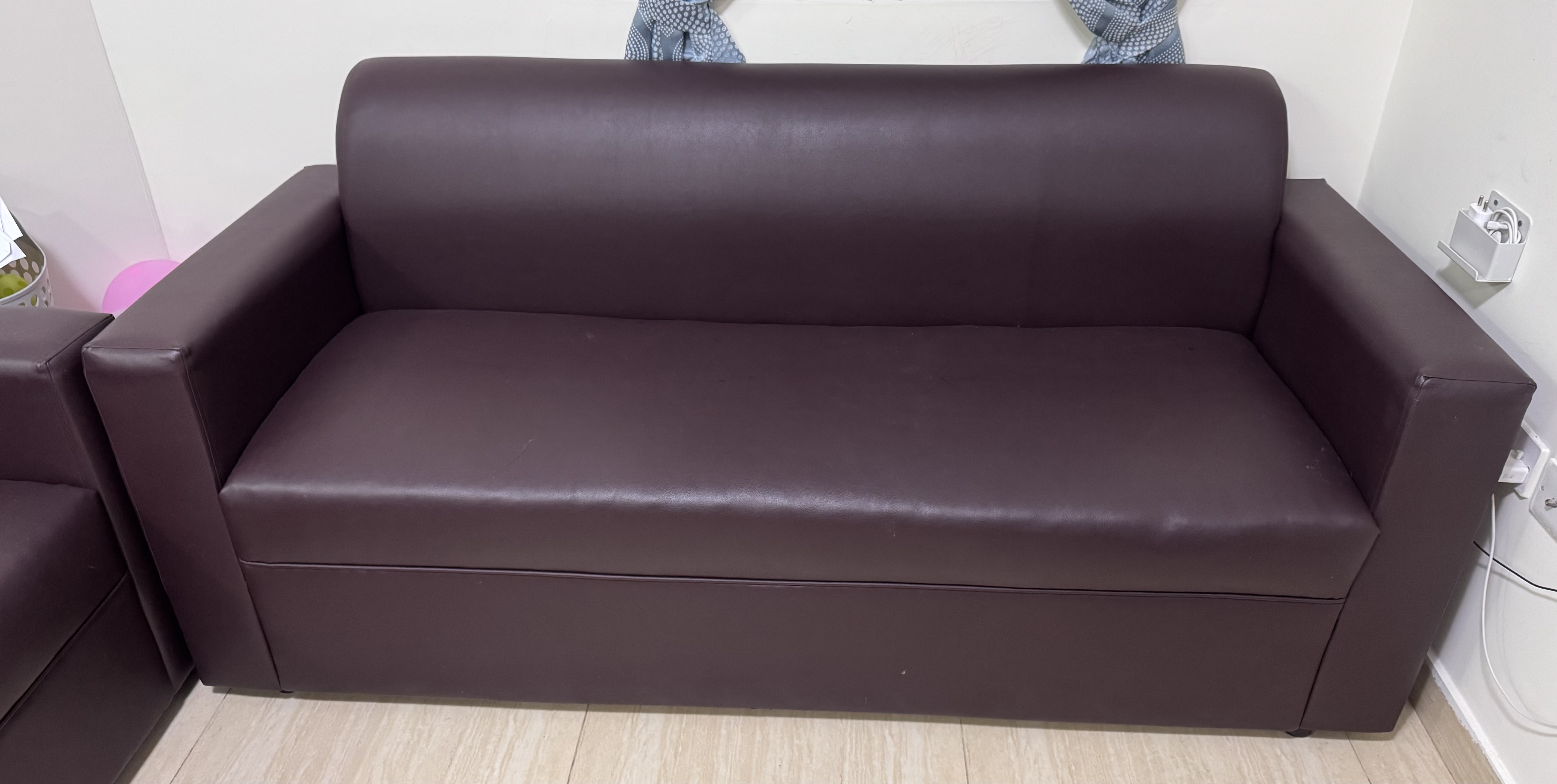 Leather Sofa For Sale  - Image 3