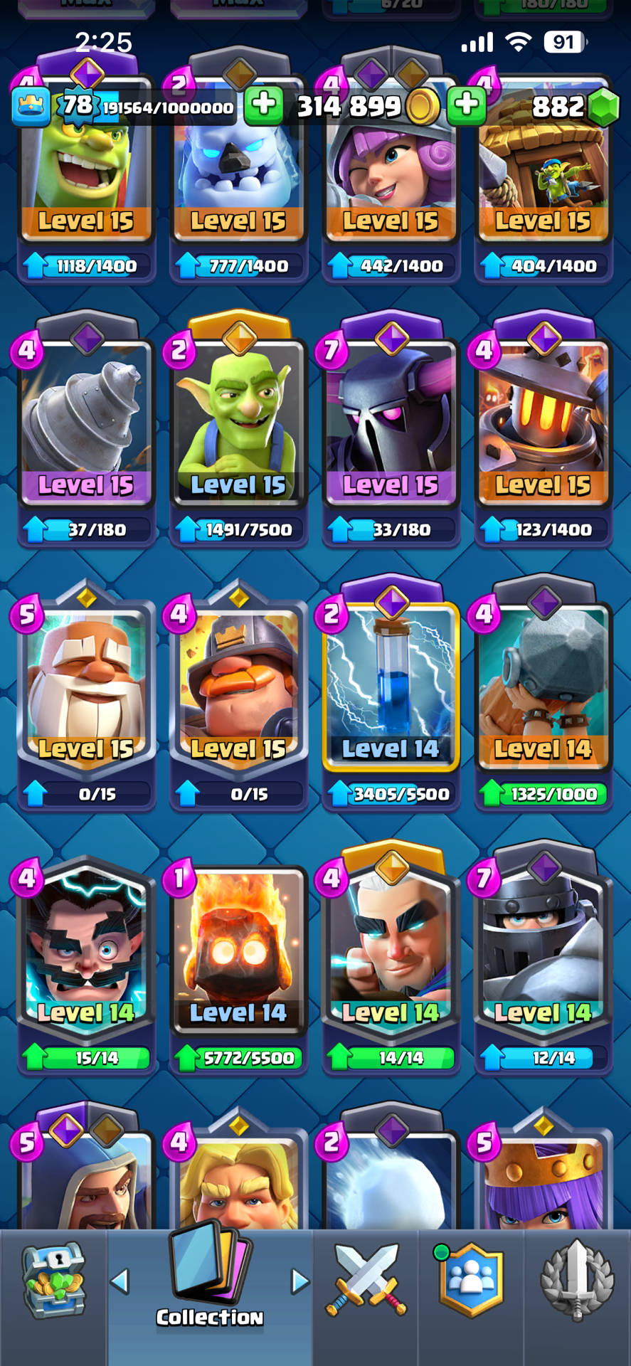 Level 78 Clash Royale - Max KT 16 - Global Rank #6923 - Image 7