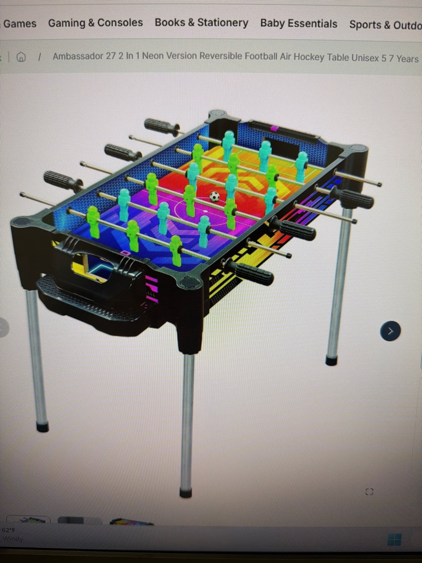 Football and air hockey table - Image 3