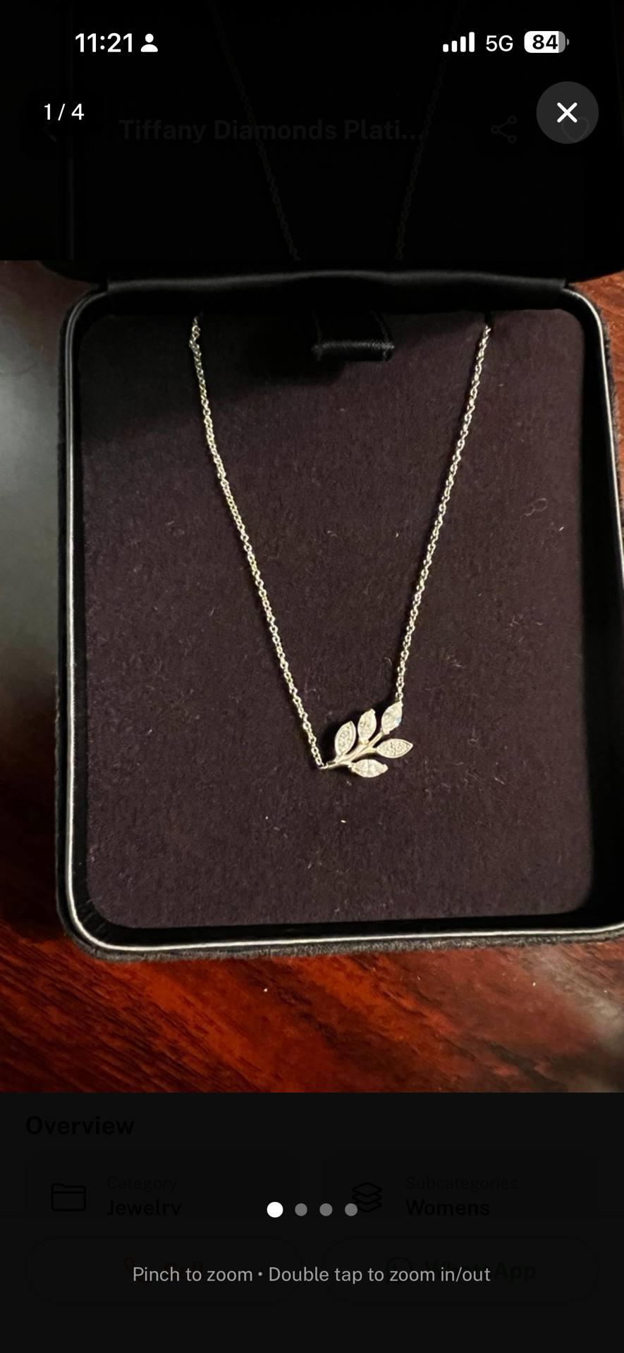 Tiffany Diamonds Platinum necklace - Image 4