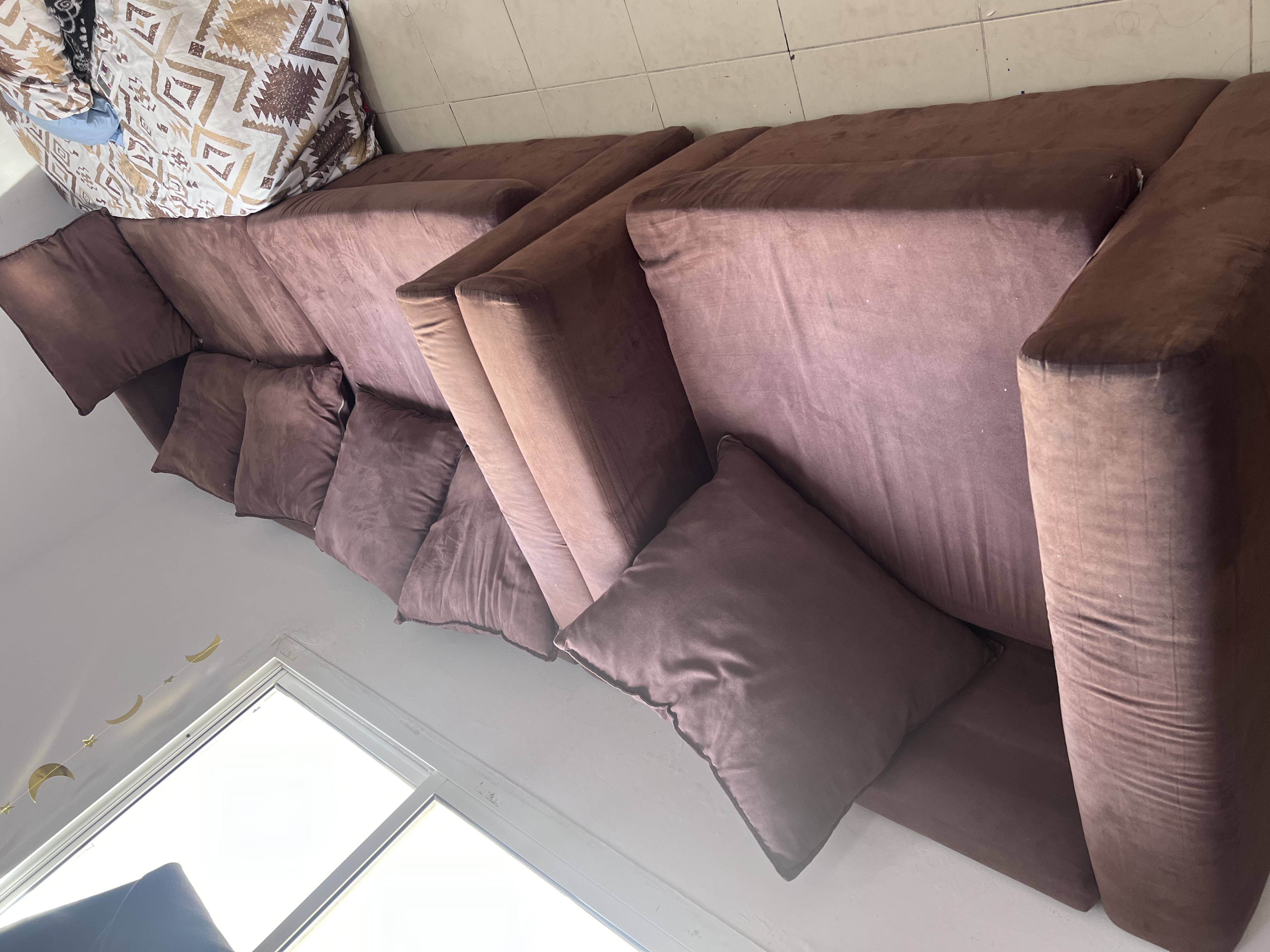 SALE Big sofa with cushions  - Image 4