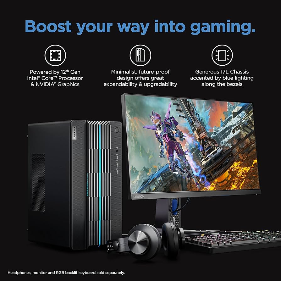 Lenovo IdeaCentre Gaming AMX Ryzen 7 Tower Desktop Computer - Image 4