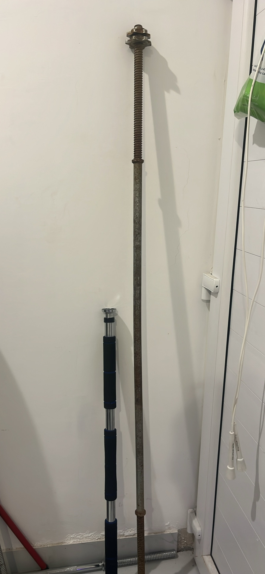 Long bar dumbbell set 20 kg and pulling bar - Image 4