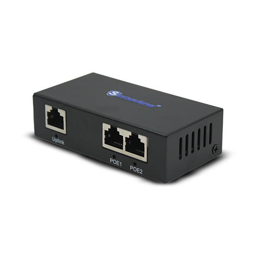 Secuview 2 PoE Output + 1 Uplink PoE switch Extended 100M - Image 2