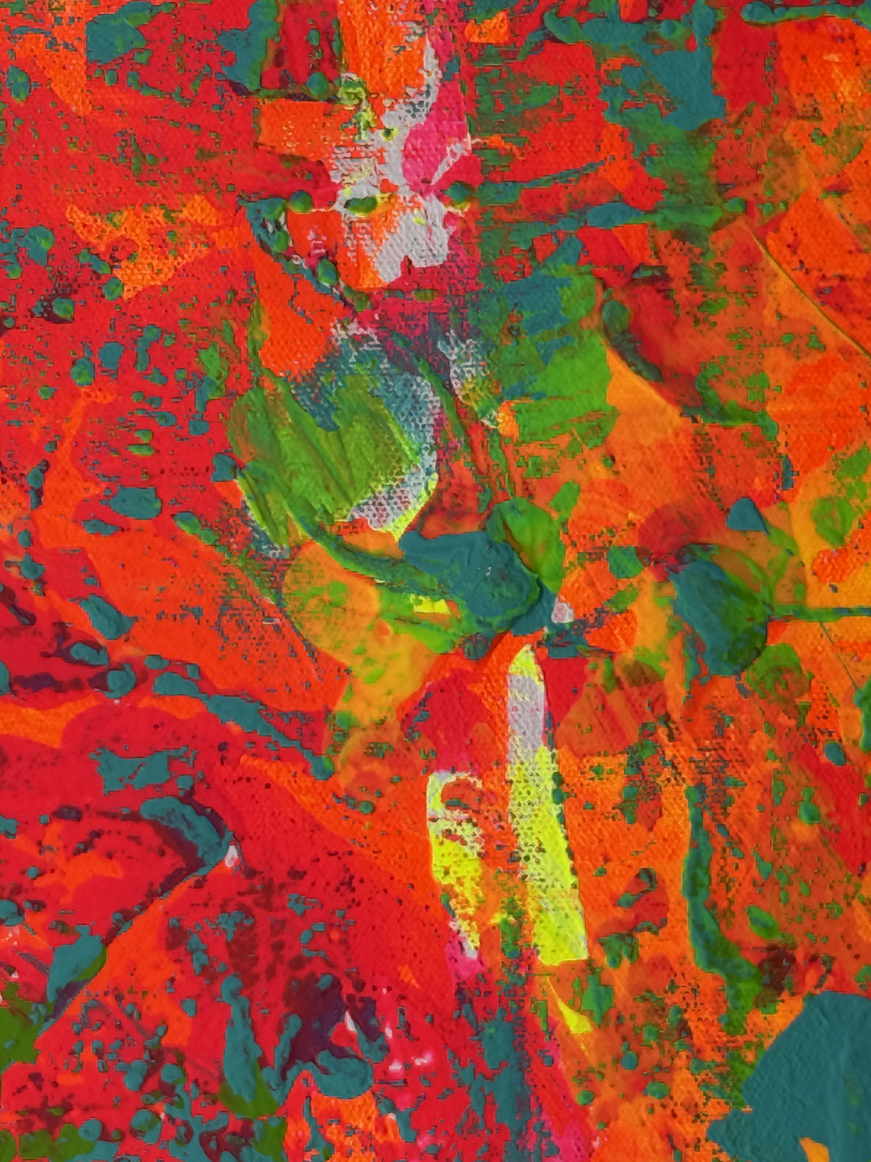 Original abstract painting  90x90 cm – NO-RETURN.art  - Image 8