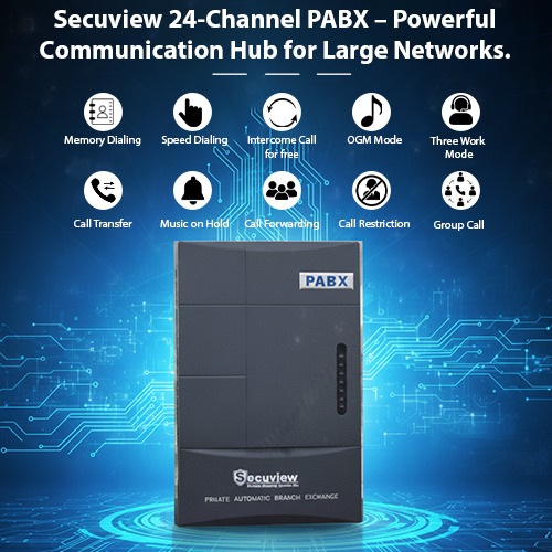 Secuview 24-Channel PABX Powerful Communication Hub for Large Networks - Image 2