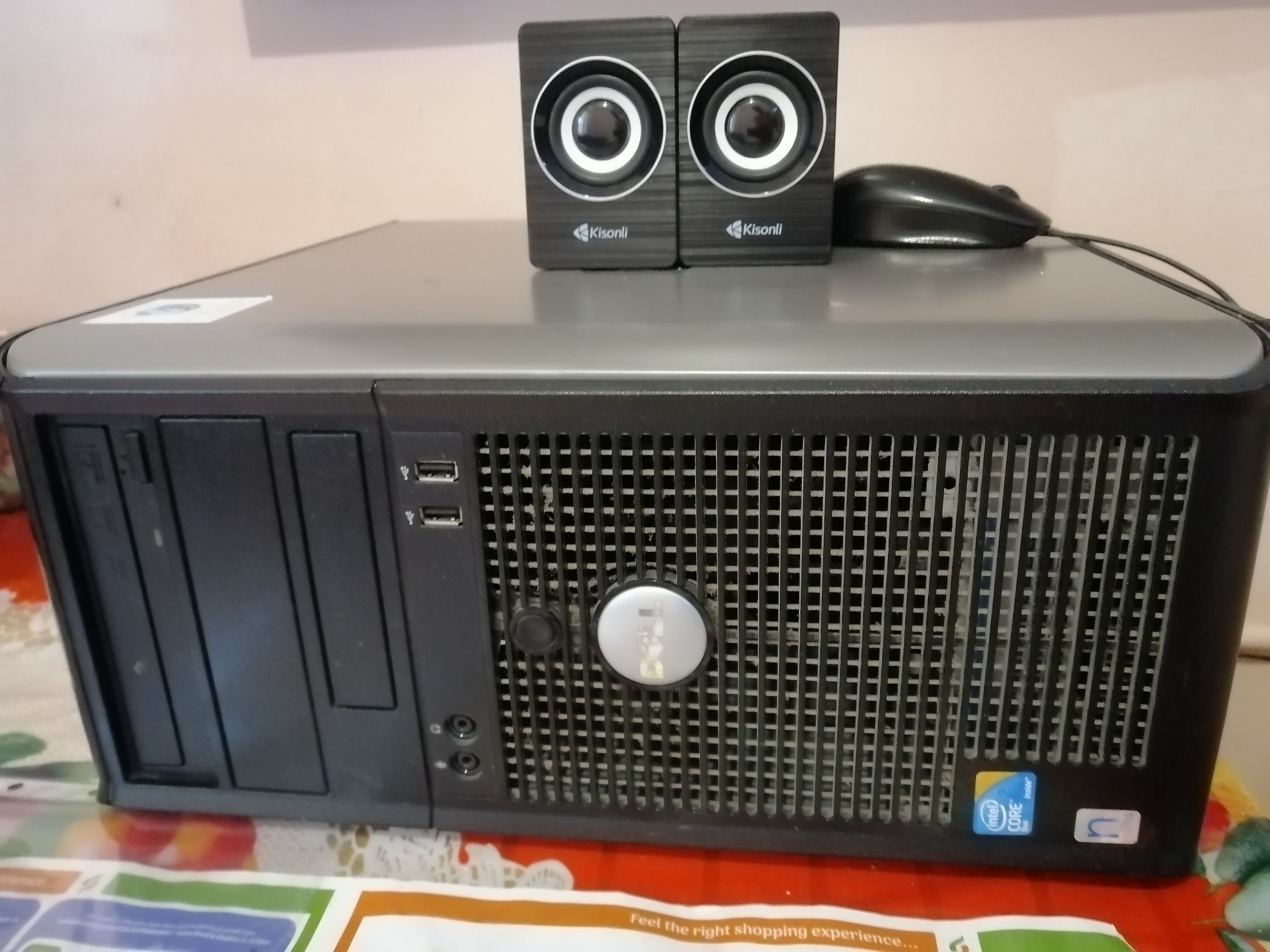 Dell CPU: Intel Core2 Due with LG Plasma 32 Inc TV or HP Monitor - Image 2