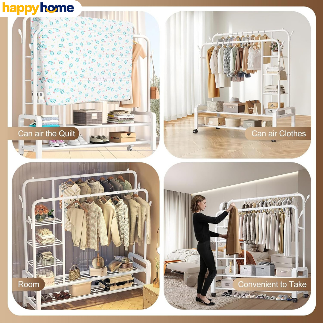 Clothes Hanger with Shelves - Image 2