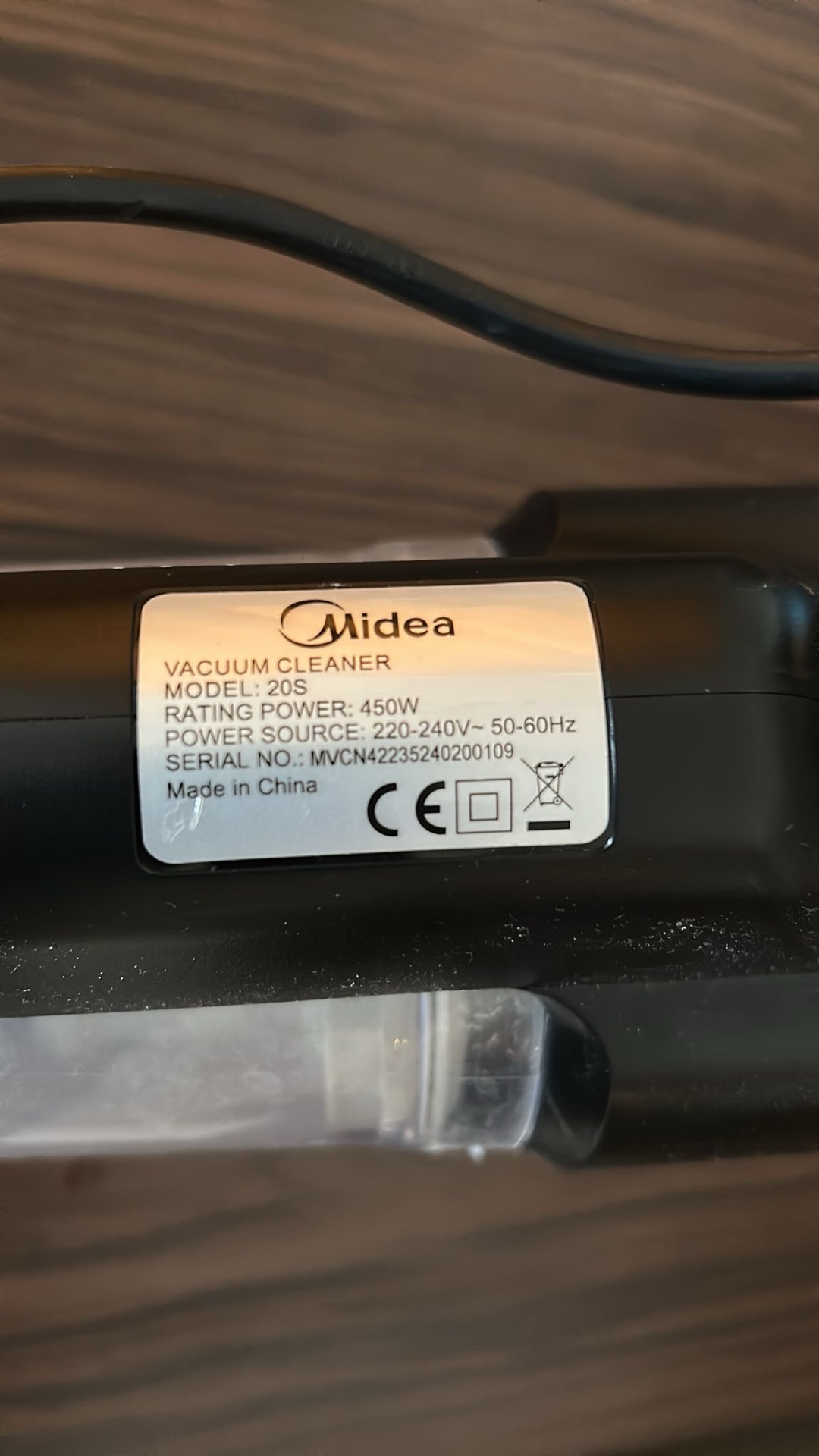 Midea Vacuum dust cleaner  - Image 2