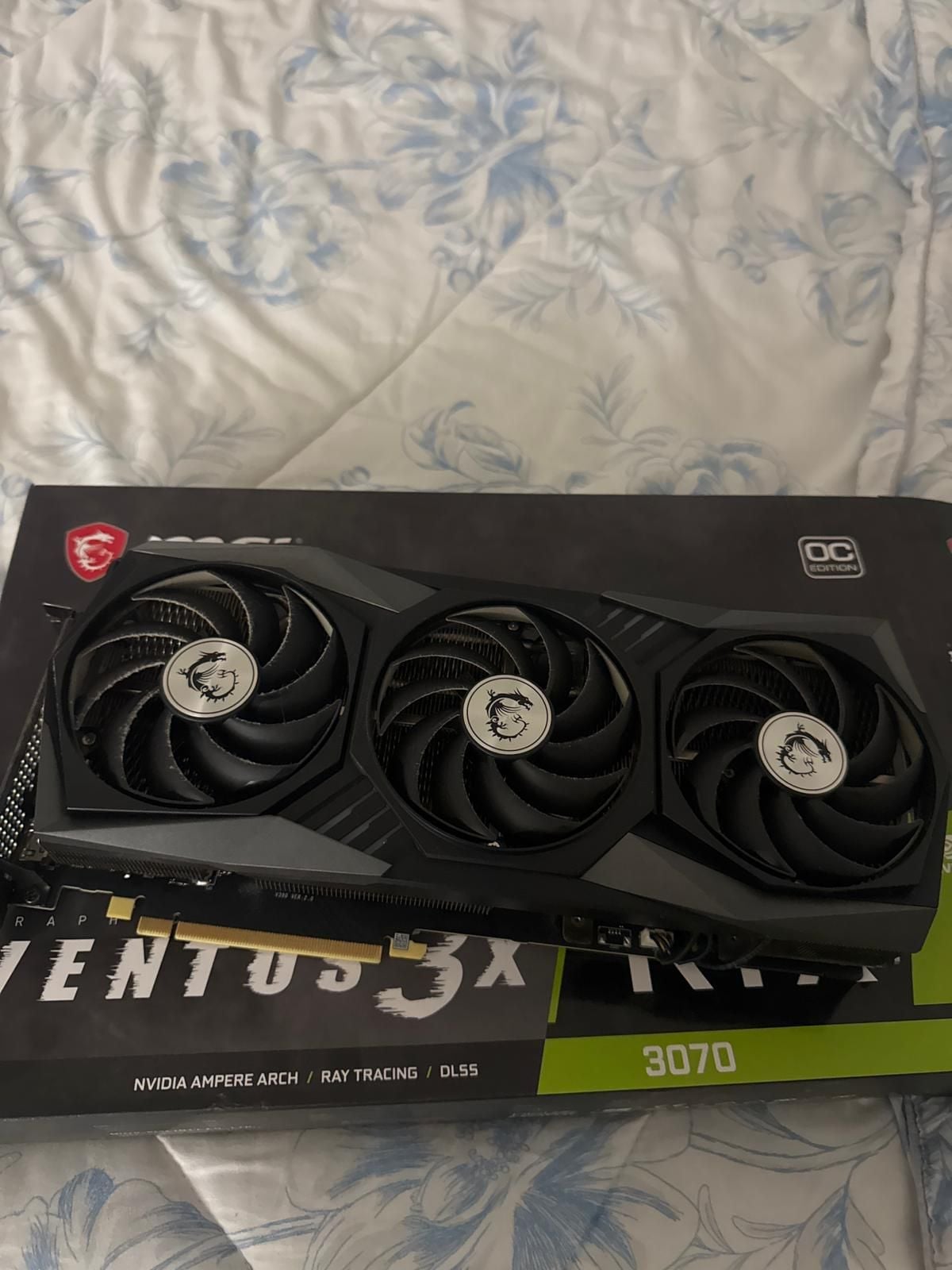 MSI RTX 3070 gaming z trio (3 MONTHS USED ) - Image 2
