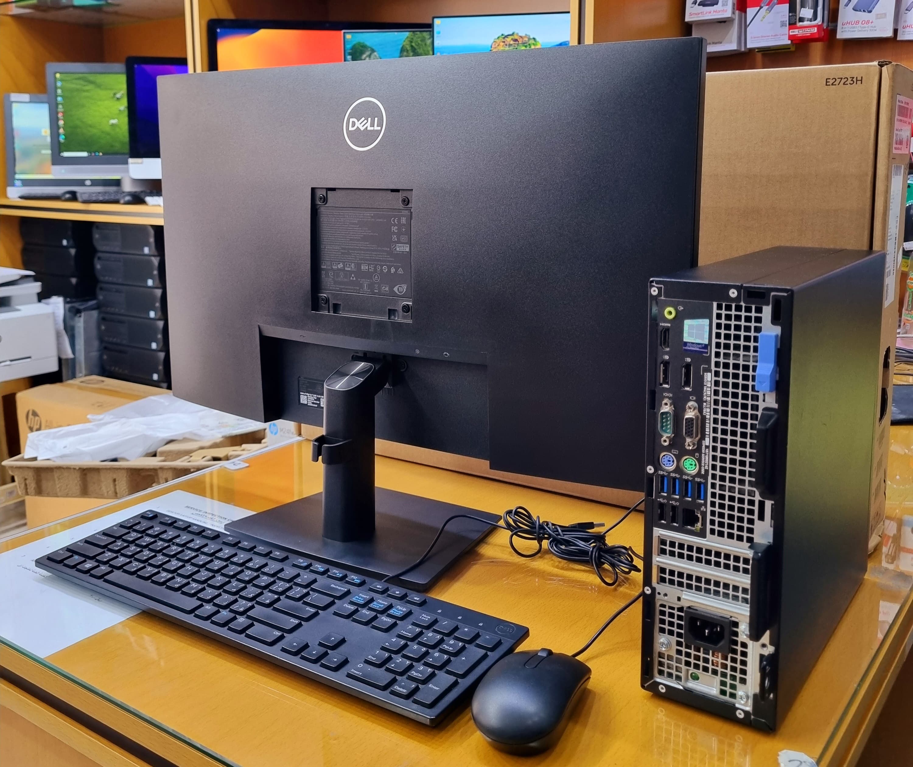 DELL FULL SET PC : CORE i7 9TH GEN + 27" INCH MONITOR - Image 2
