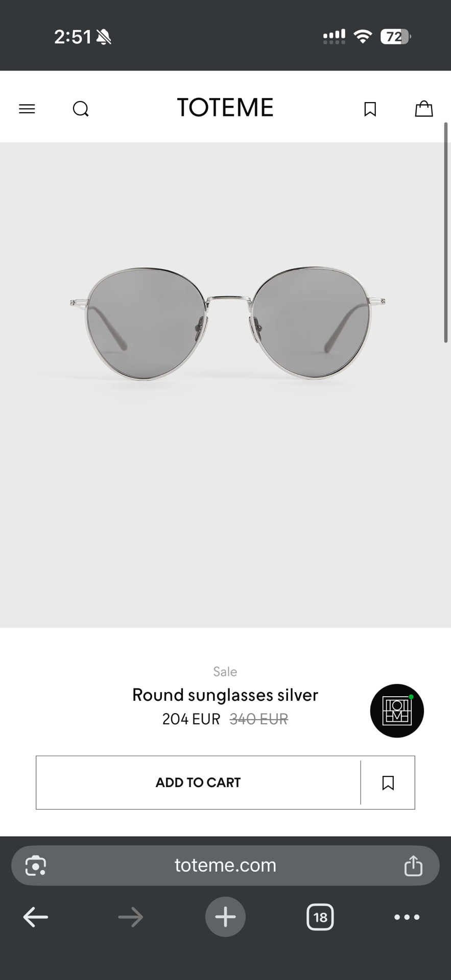 Toteme Sunglasses worn twice   - Image 6
