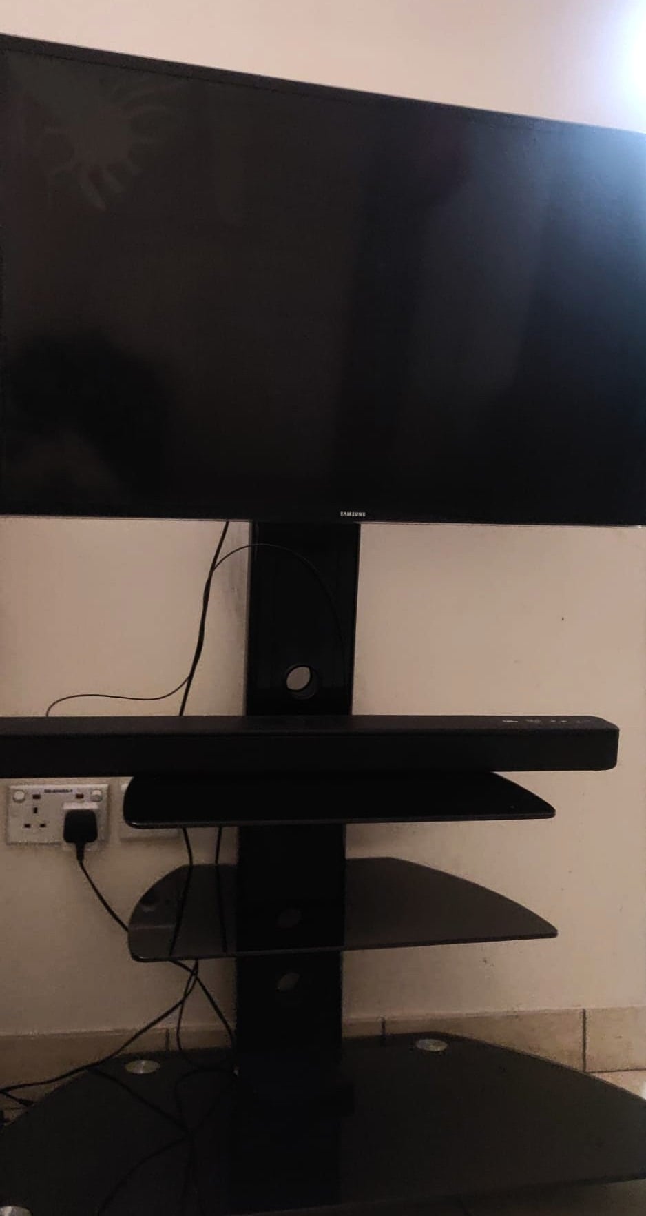 TV stand (black) - Image 1