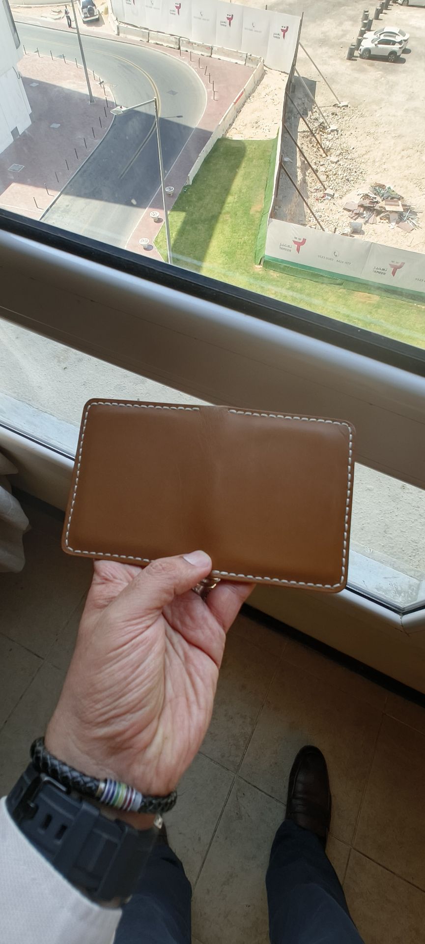 Used original leather wallet Made in Pakistan  - Image 7