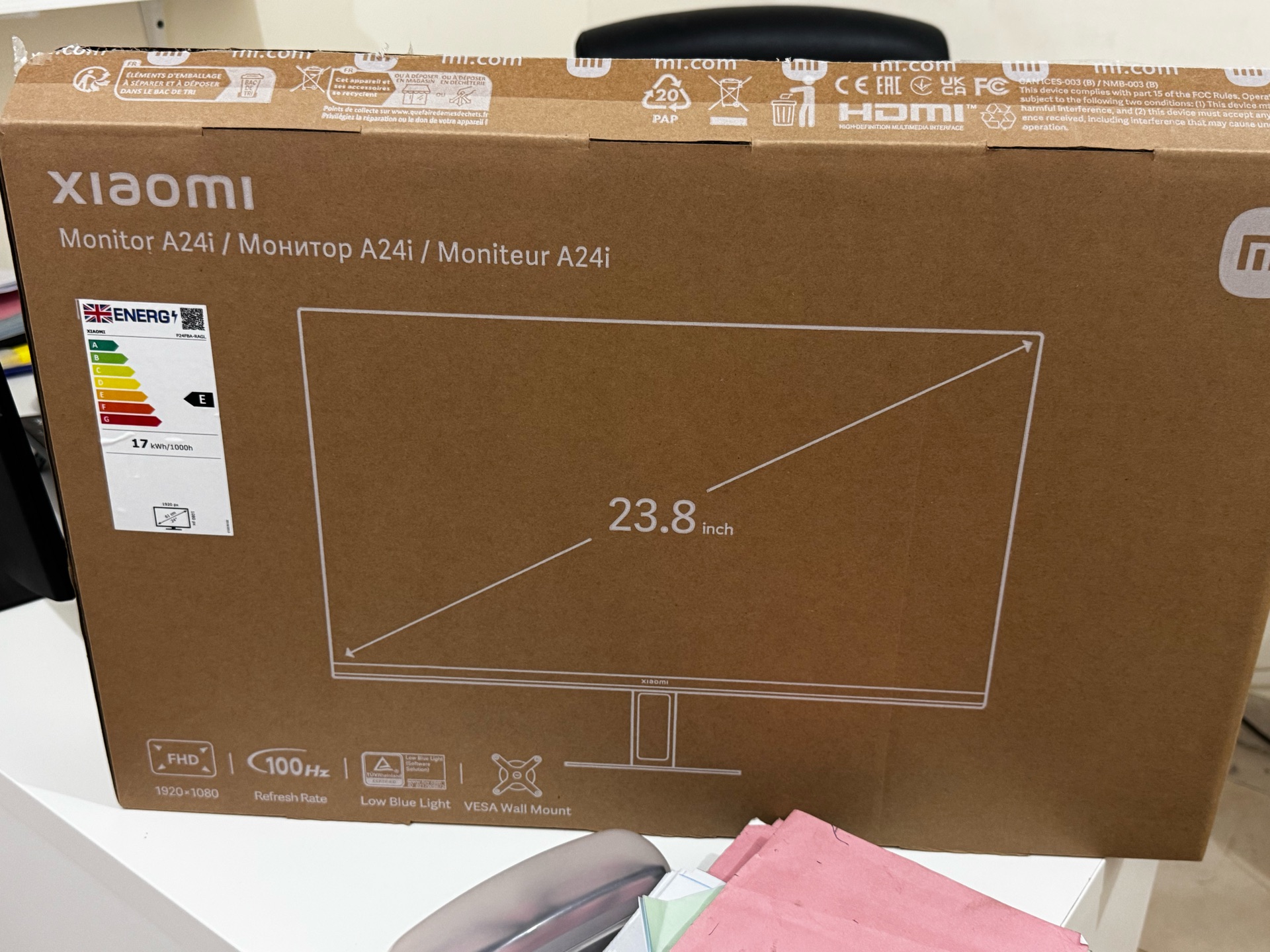 XIaomI Monitor A24i / Монитор A24i / Moniteur A24i - Image 3