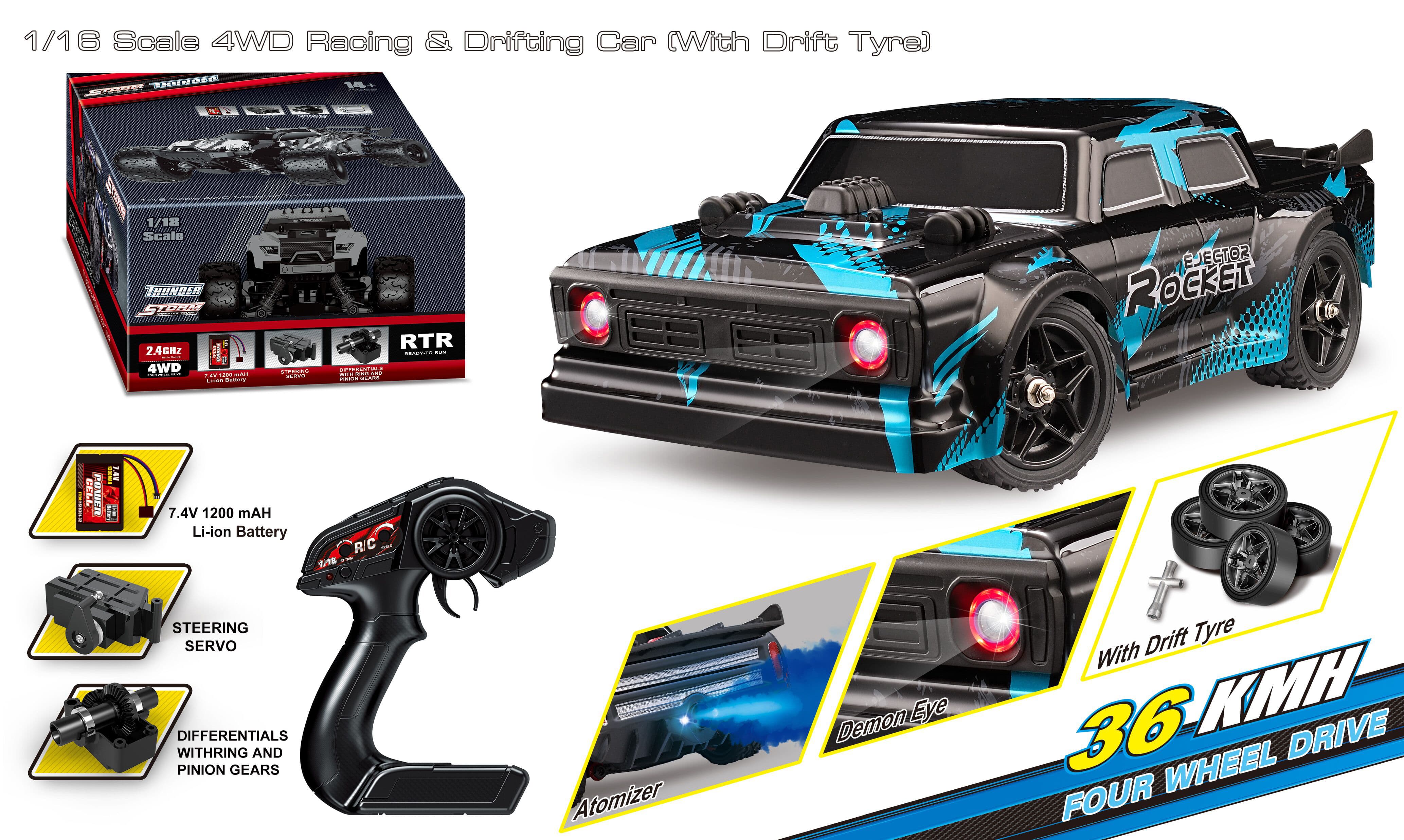 1/16 Scale 4WD Racing & Drifting RC Car (36KM/H) - Image 2