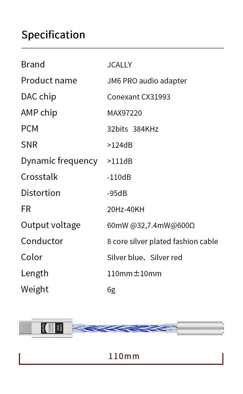 JCALLY JM6 Pro Portable DAC READ DESCRIPTION - Image 8