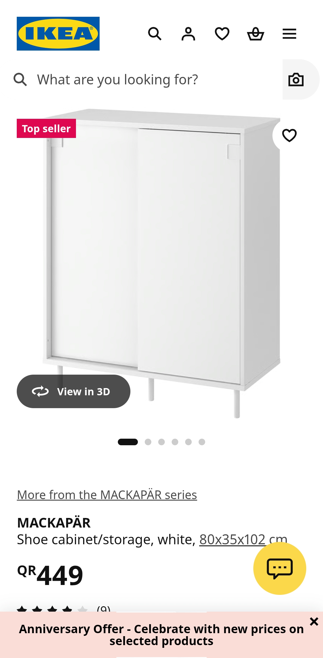 Cabinet / Shoe Rack / Wall Shelves - Image 3