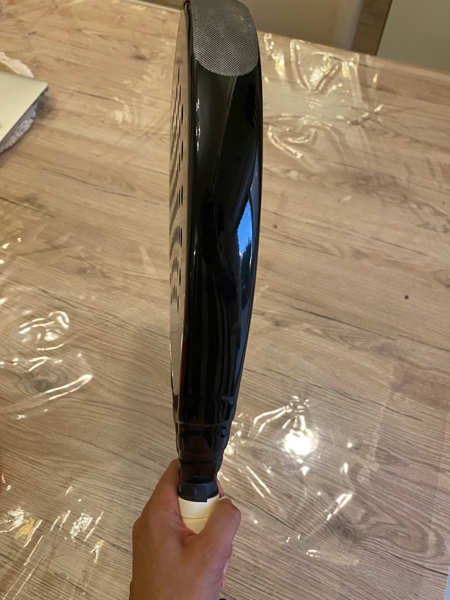مضرب باديل Siux Sanyo Black Edition - Image 6