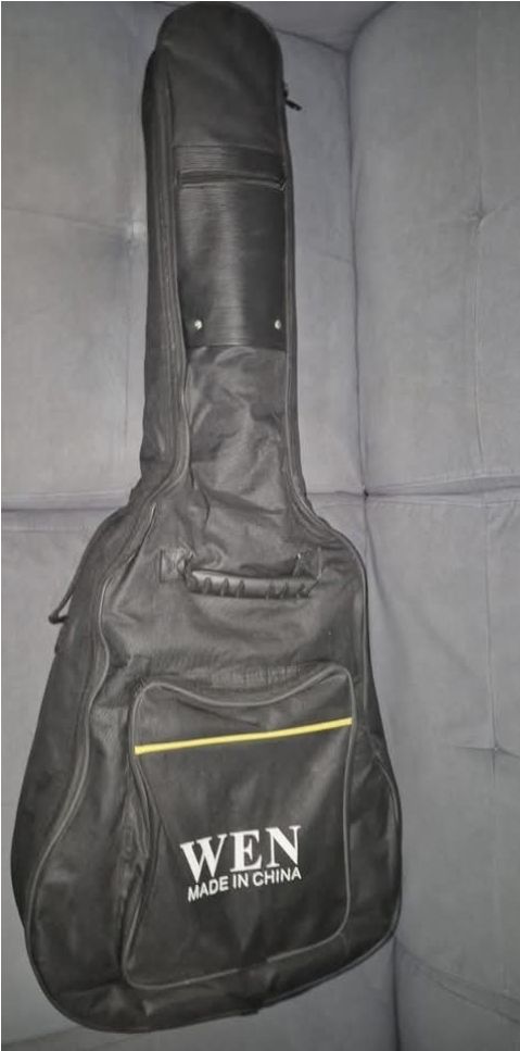 Turquoise acoustic guitar - Image 2