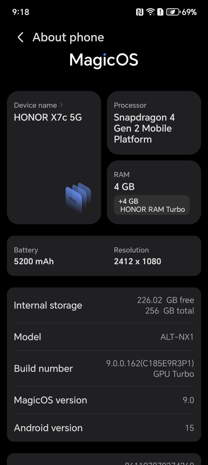 Honor x7c 5G  - Image 3