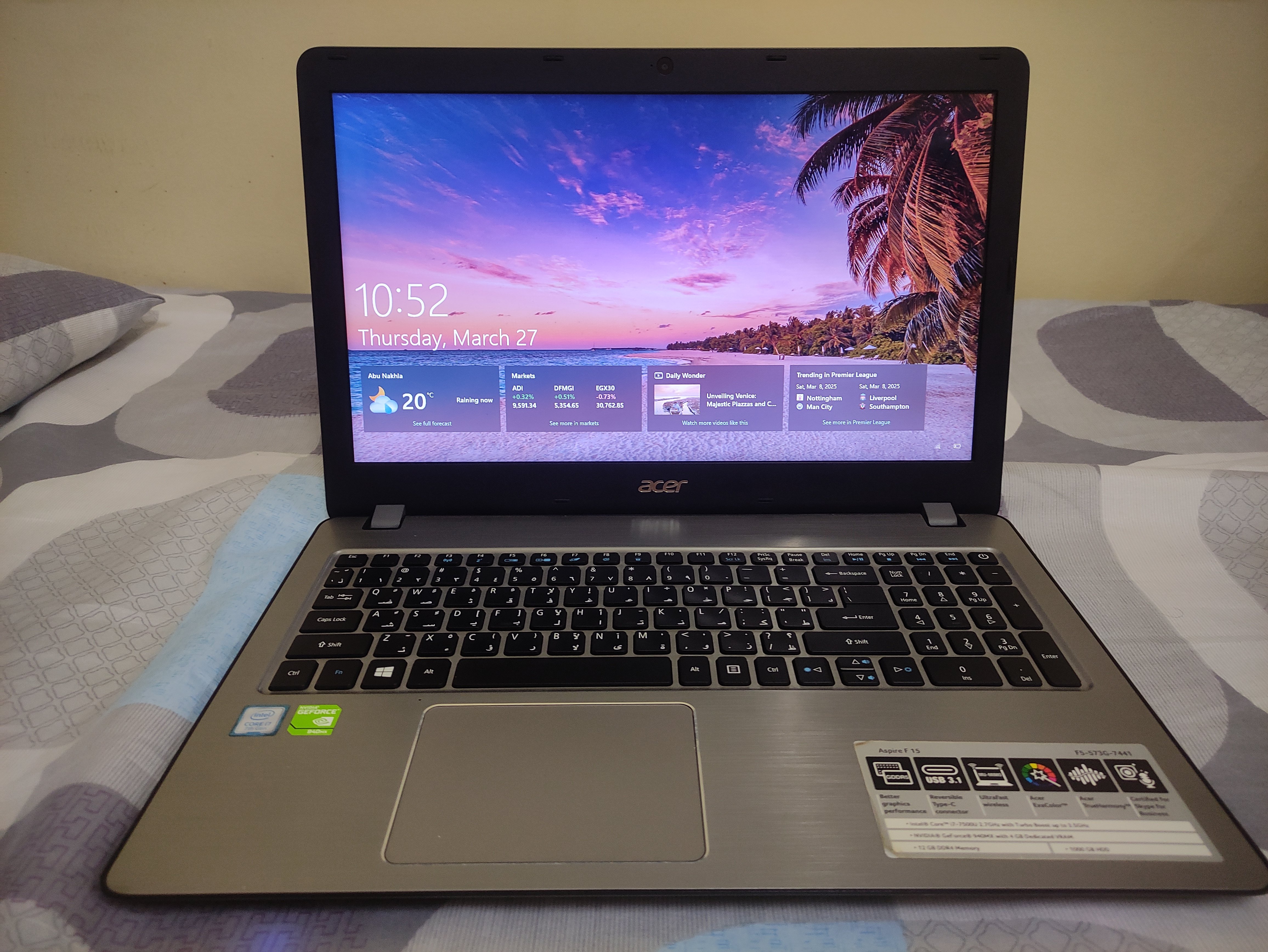 Acer aspire f15 laptop for sale - Image 1