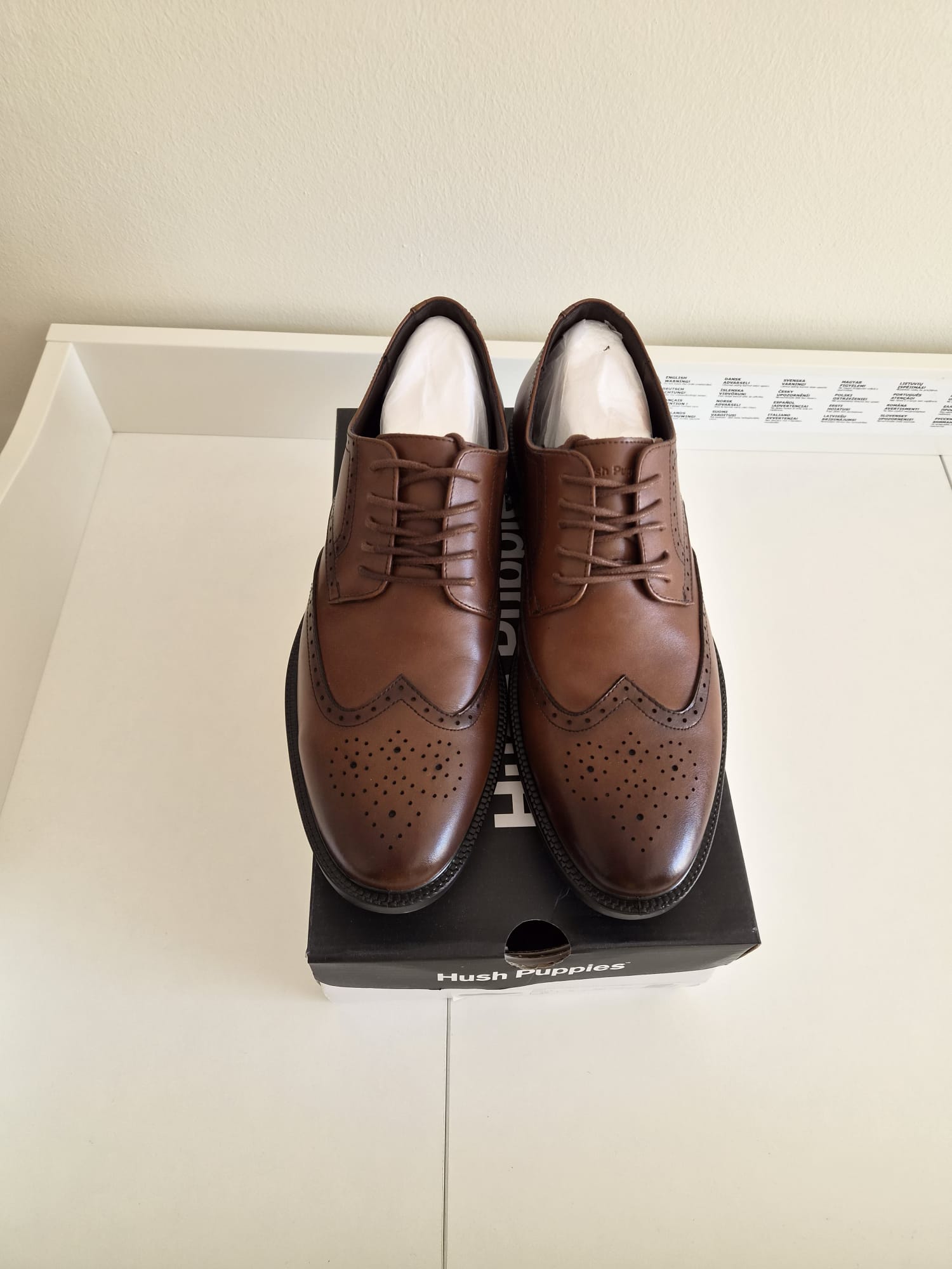 Hush Puppies Brown Leather Brand New - Image 2