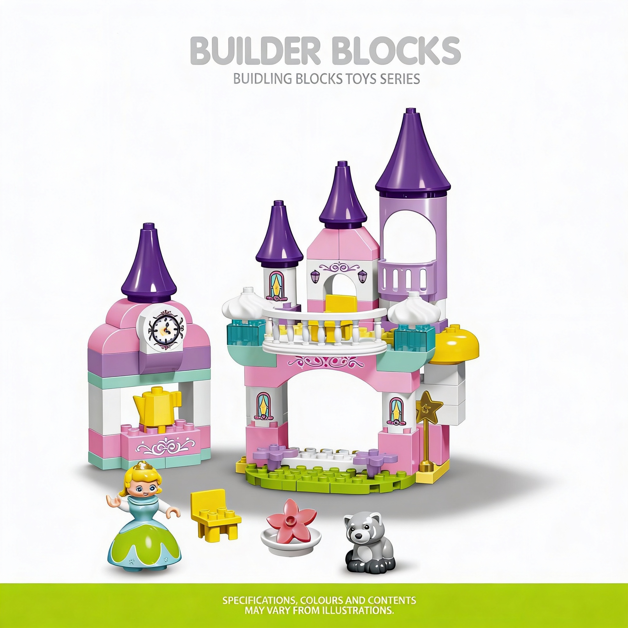 Princess castle building blocks set - Image 1
