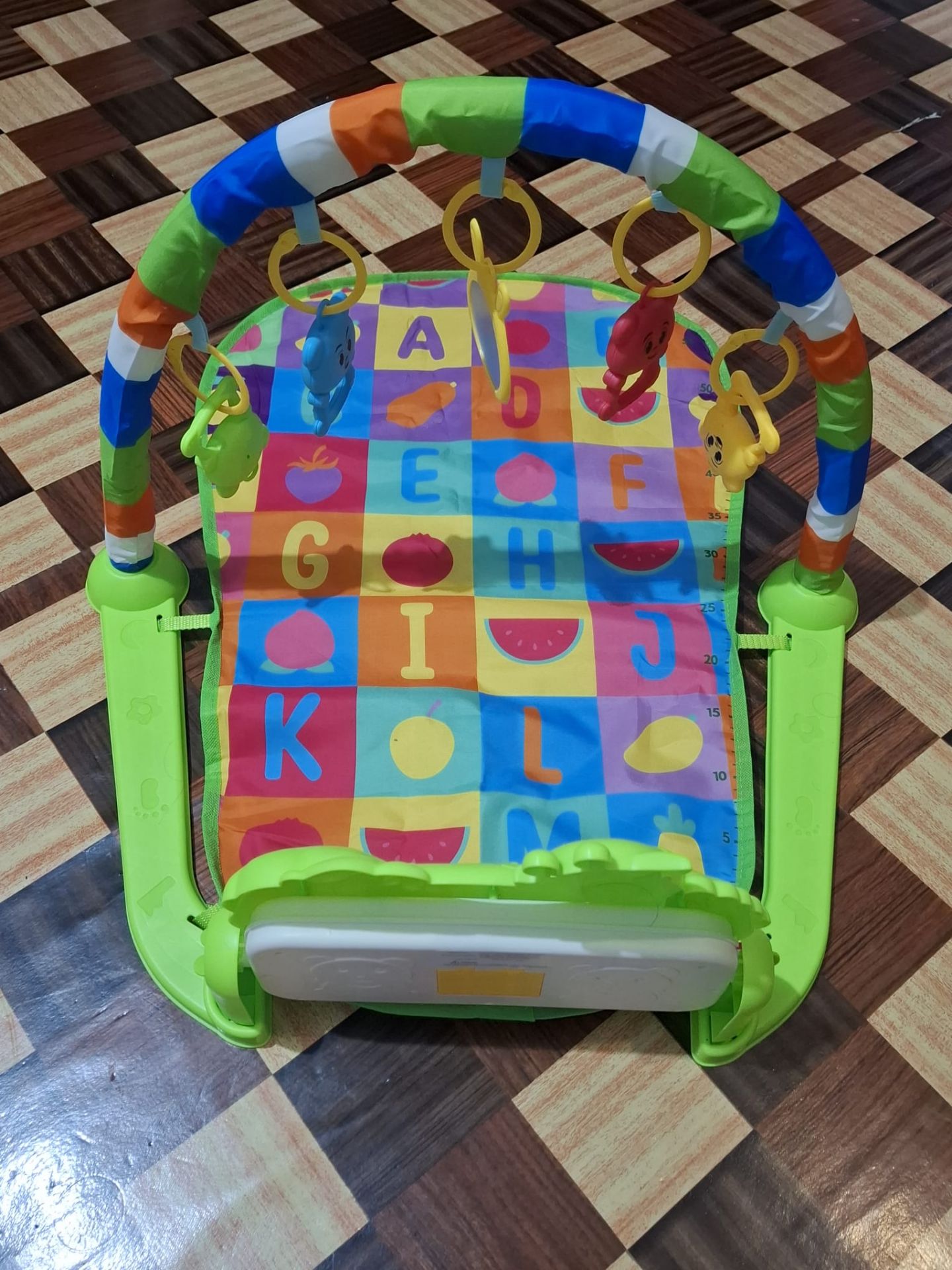 New Baby Activity Play Gym Mat with Hanging Toys – Colorful Learning Mat - Image 2