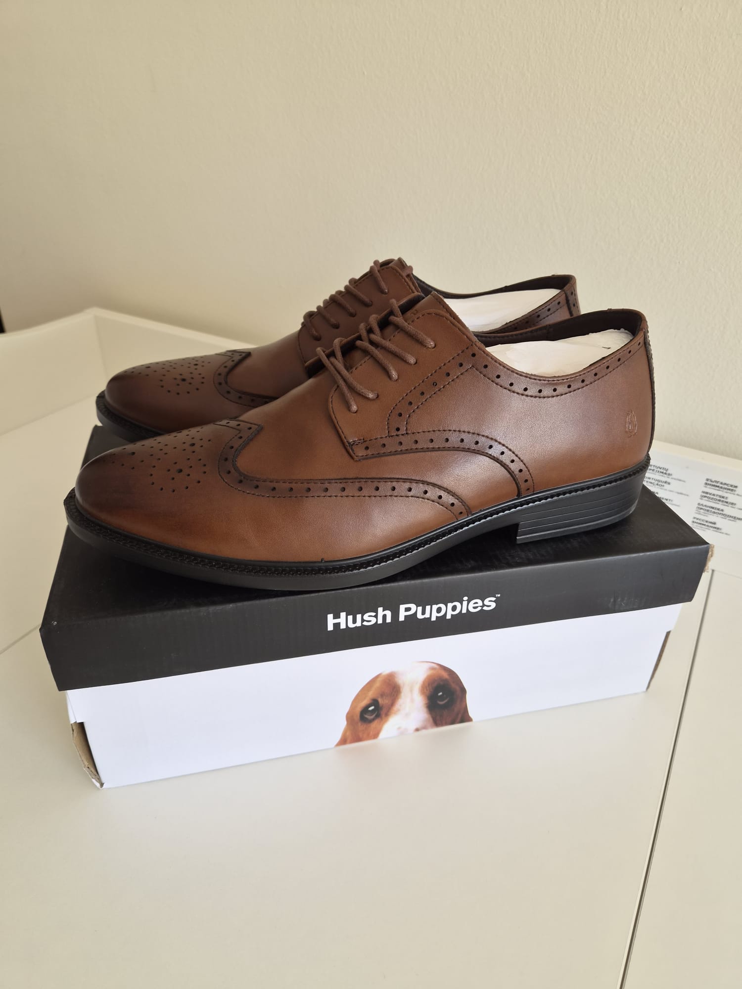 Hush Puppies Brown Leather Brand New - Image 9