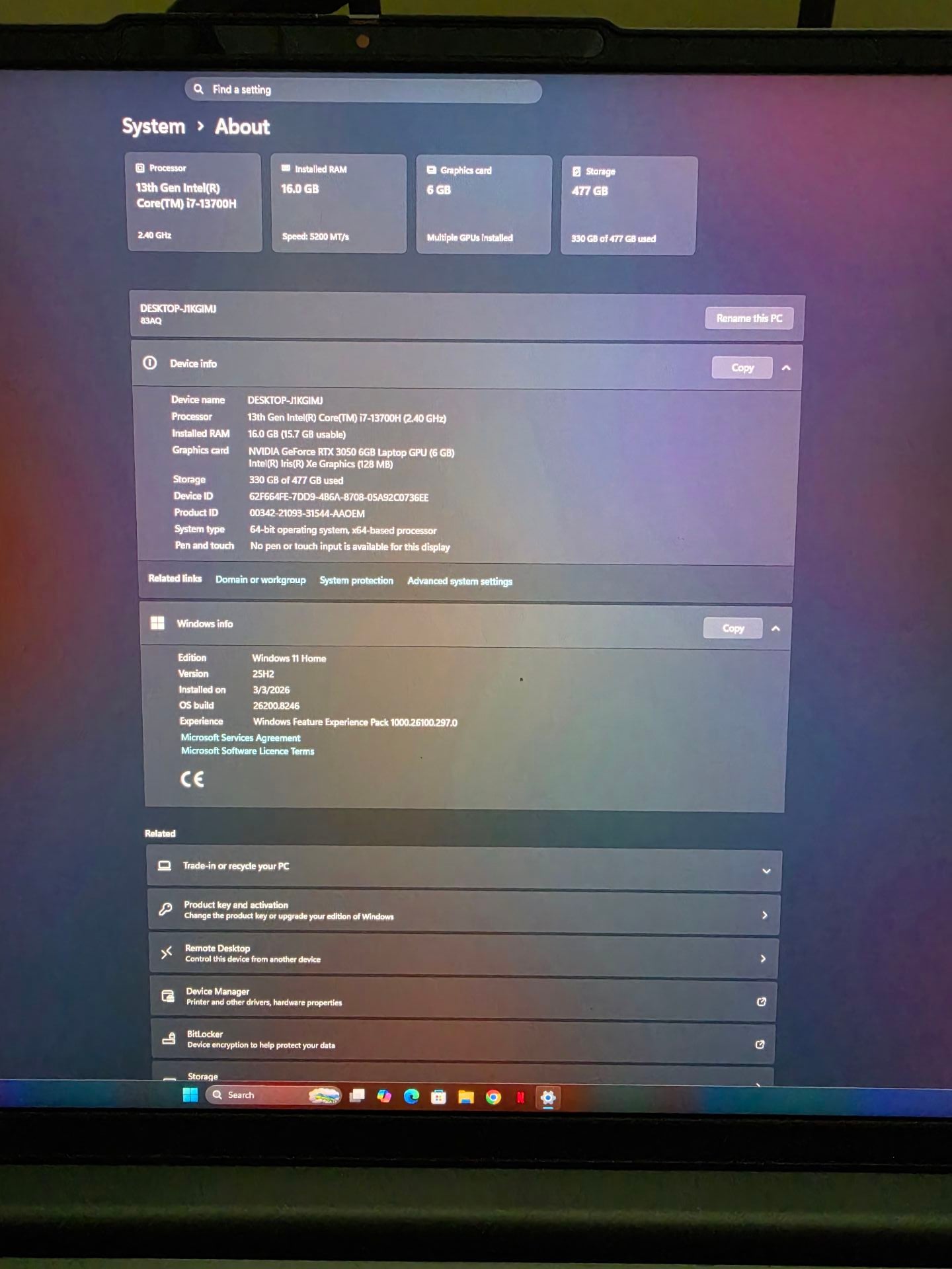 Lenovo idea pad 5 pro 16"8 - Image 4