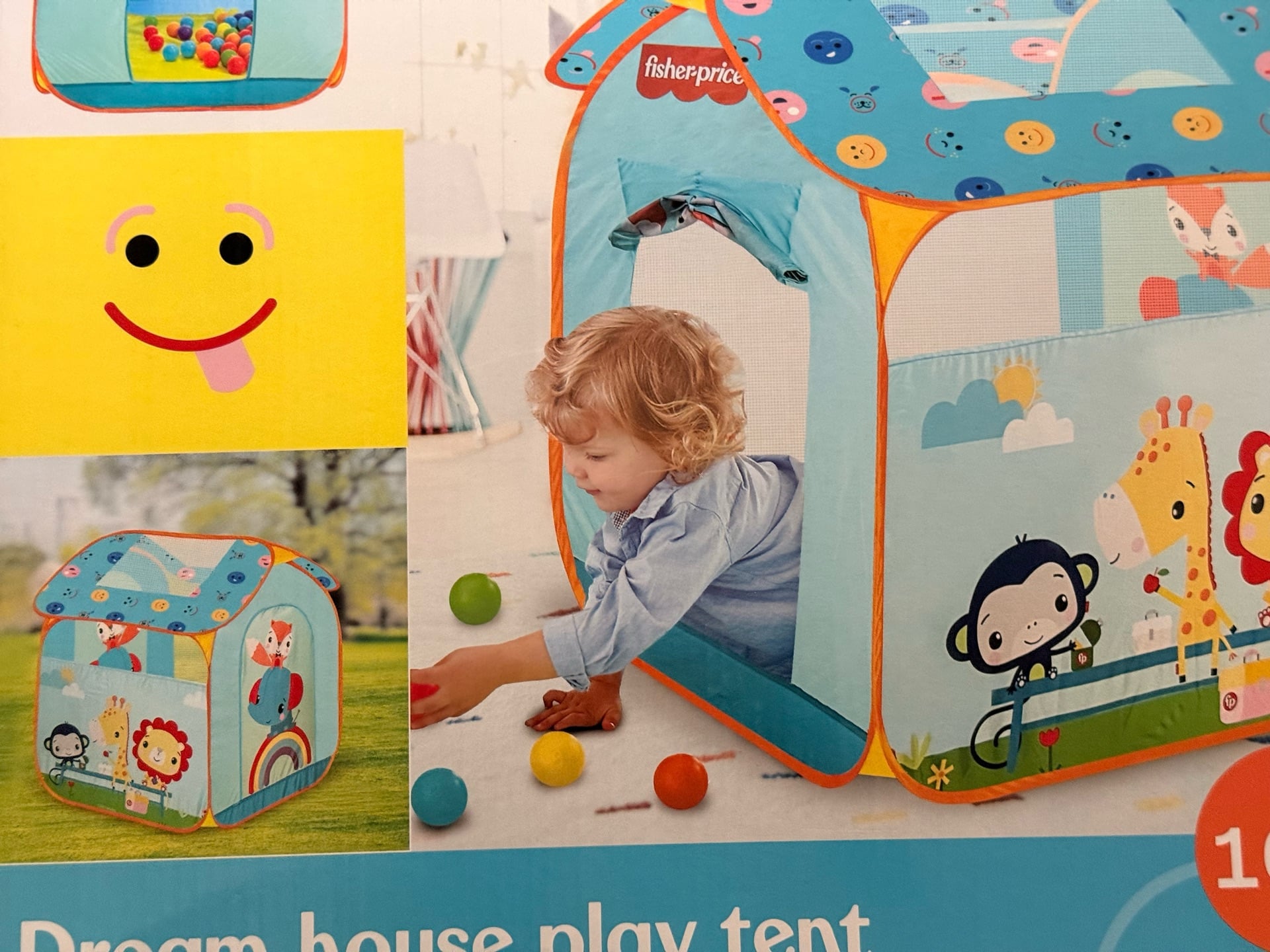 Brand New Fisher Price Pop Up Dream House Play Tent - Image 1