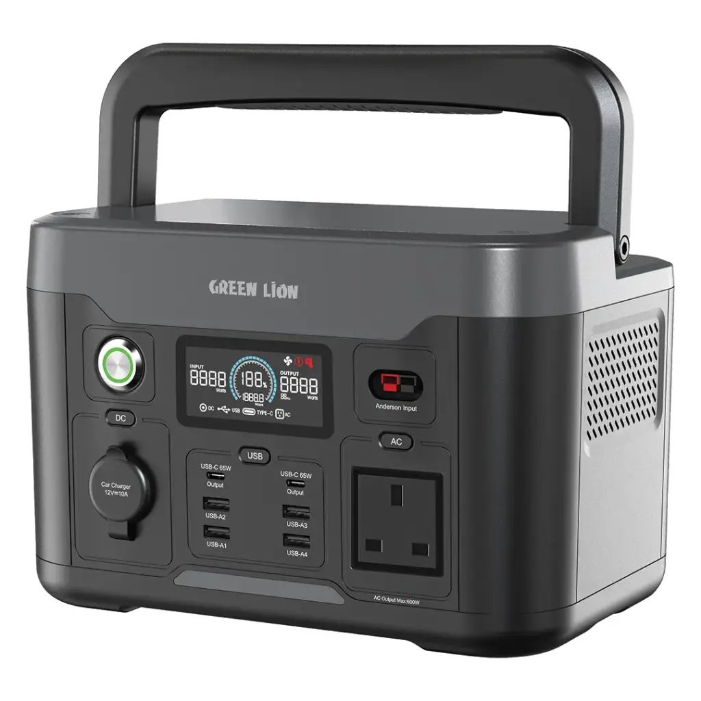 Green Lion PGX600 Power Station 600W PD65W Solar Input 240W - Image 3