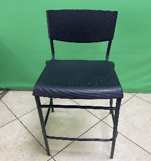 IKEA Plastic Chair - Black - Image 4
